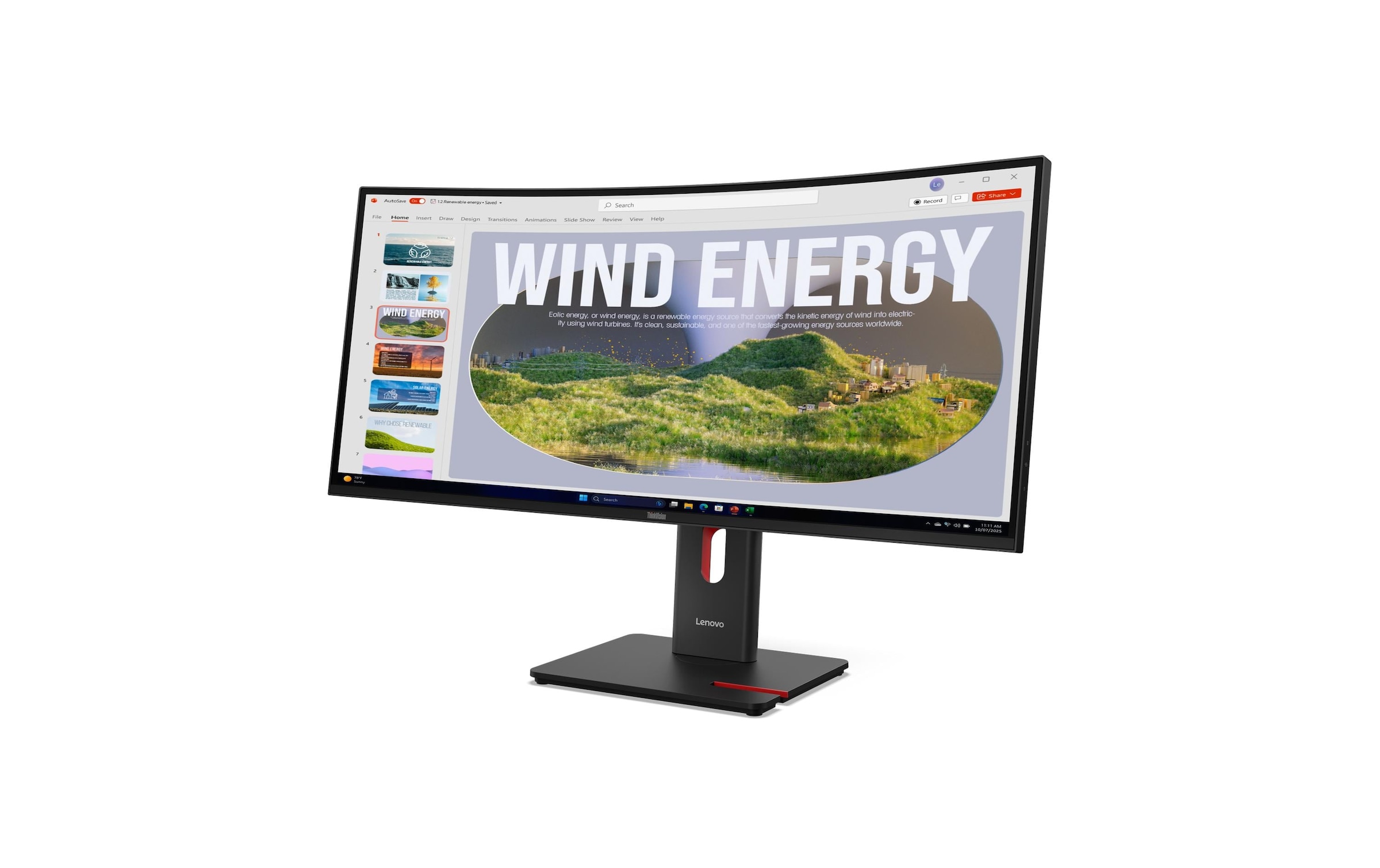 Lenovo Moniteur LED »ThinkVision T34WD-40« 86,4 cm/34 ″  3440 x 1440 px 120 Hz