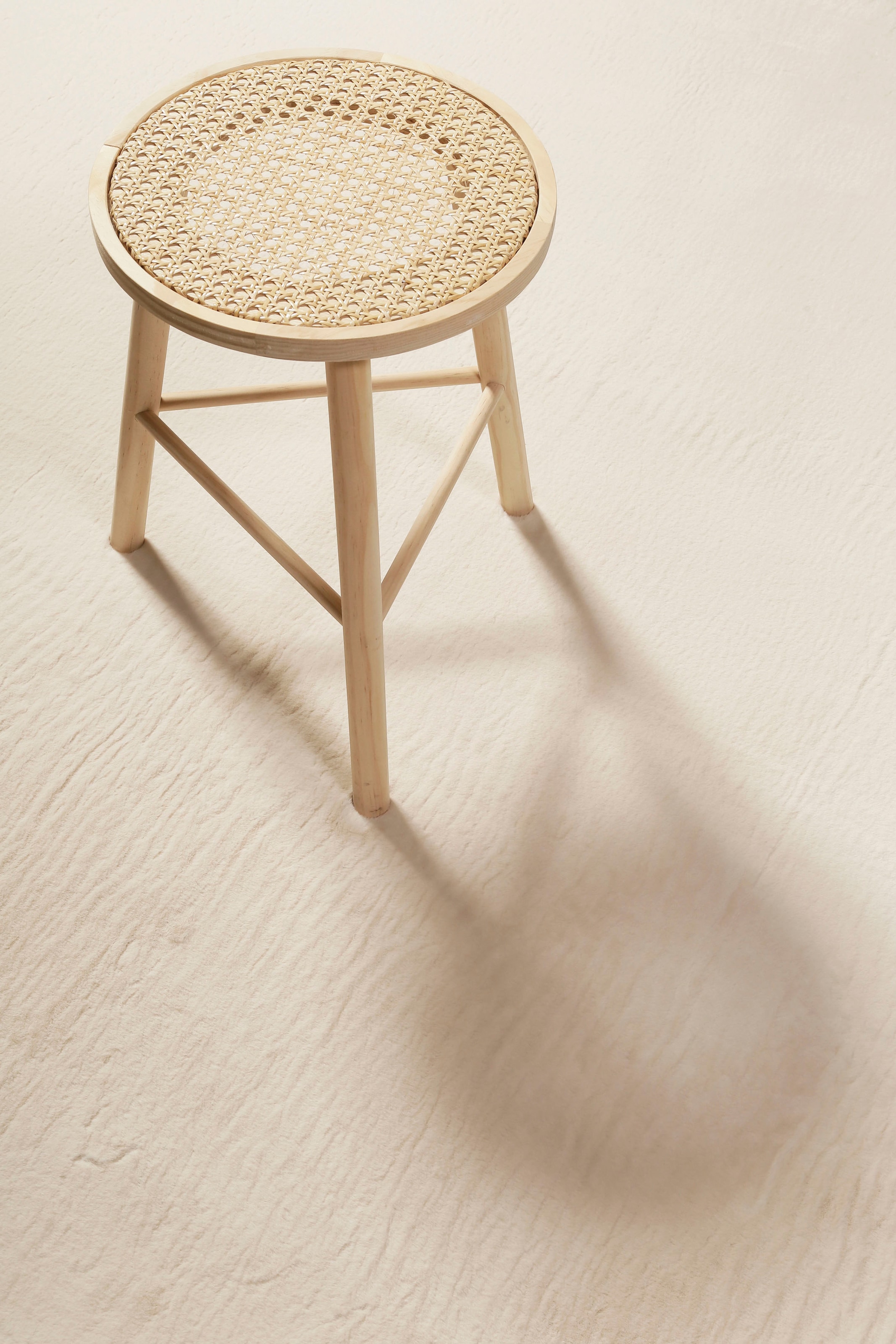 Homie Living Teppich »Villa Rosso« rund 15 mm Höhe Kurzflor, Uni-Farben, leicht glänzende Optik