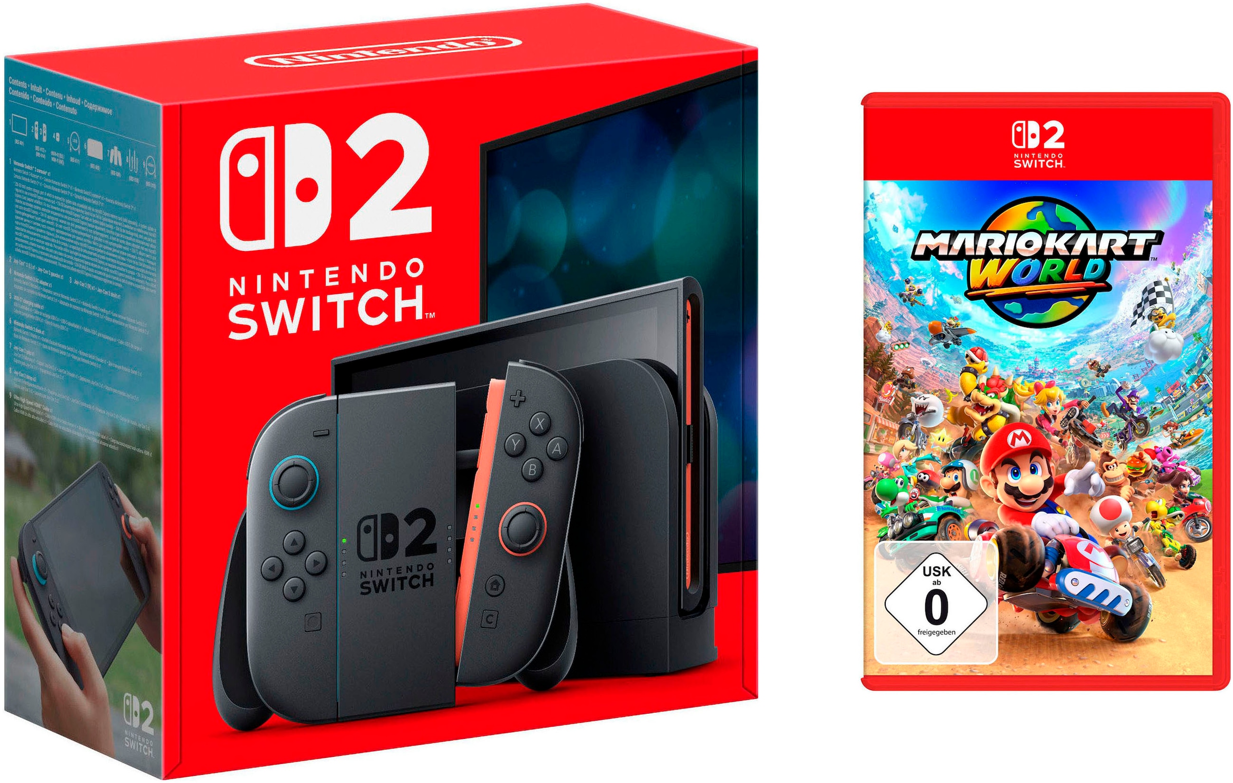 Nintendo Switch 2 Konsolen-Set »Switch 2 + Mario Kart World« 256 GB