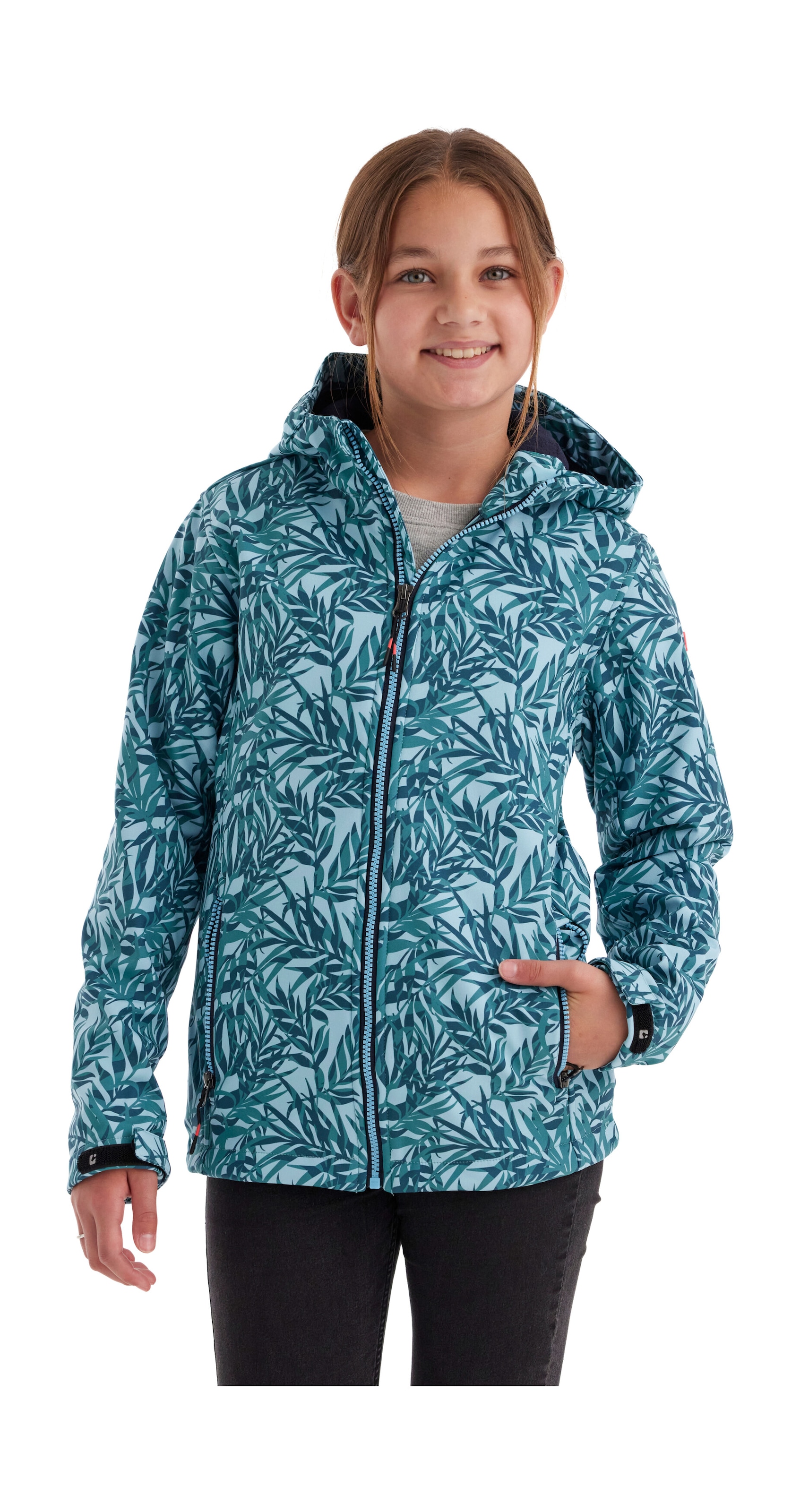 Image of Killtec Softshelljacke "Mädchen Softshelljacke Print" Wasserdicht, windabweisend, atmungsaktiv, modischer Print