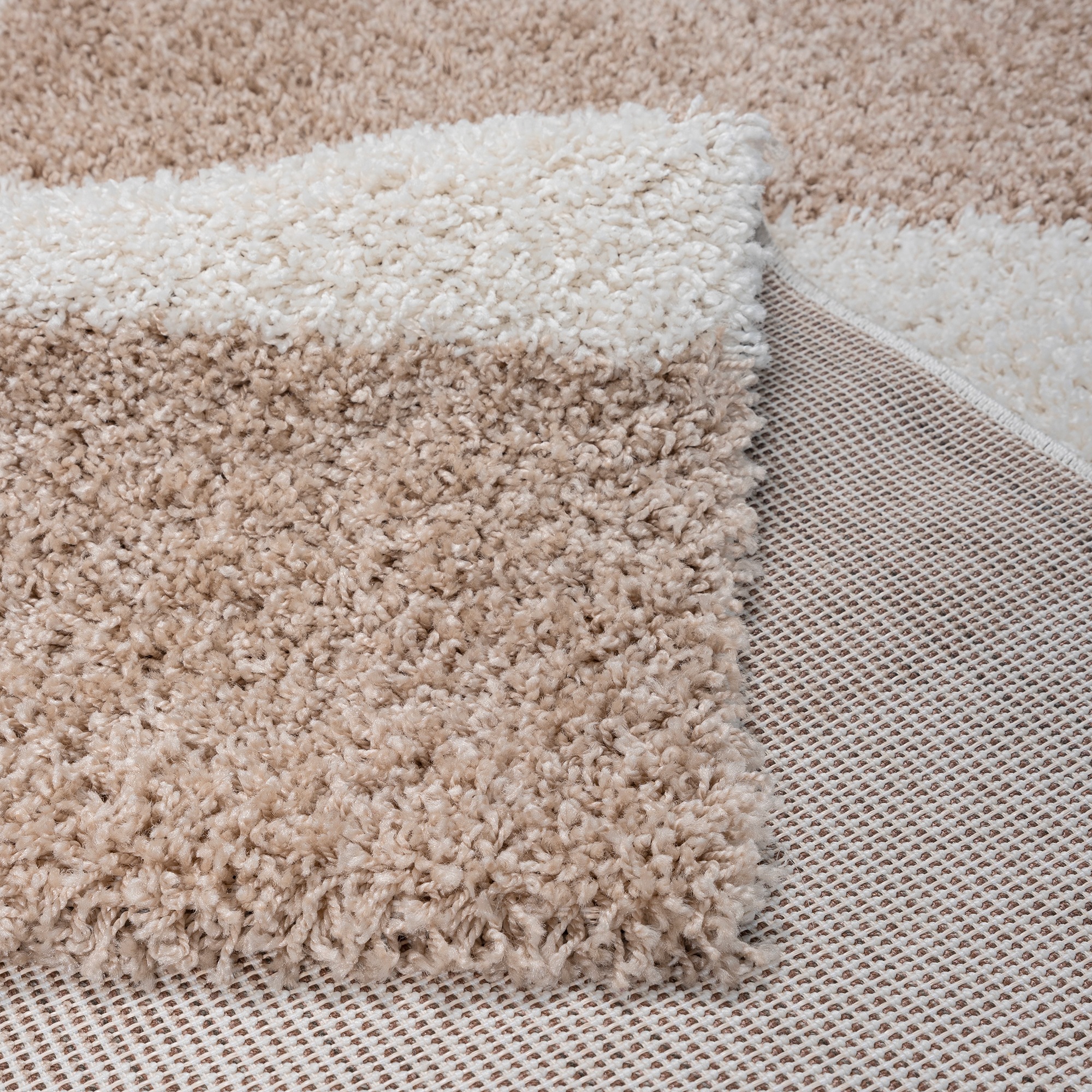 Sanat Hochflor-Teppich »Milano 1254  , auch als Läufer und in Rund« rechteckig 30 mm Höhe Langflor, Shaggy, Wohnzimmer, Schlafzimmer, fussbodenheizungsgeeignet
