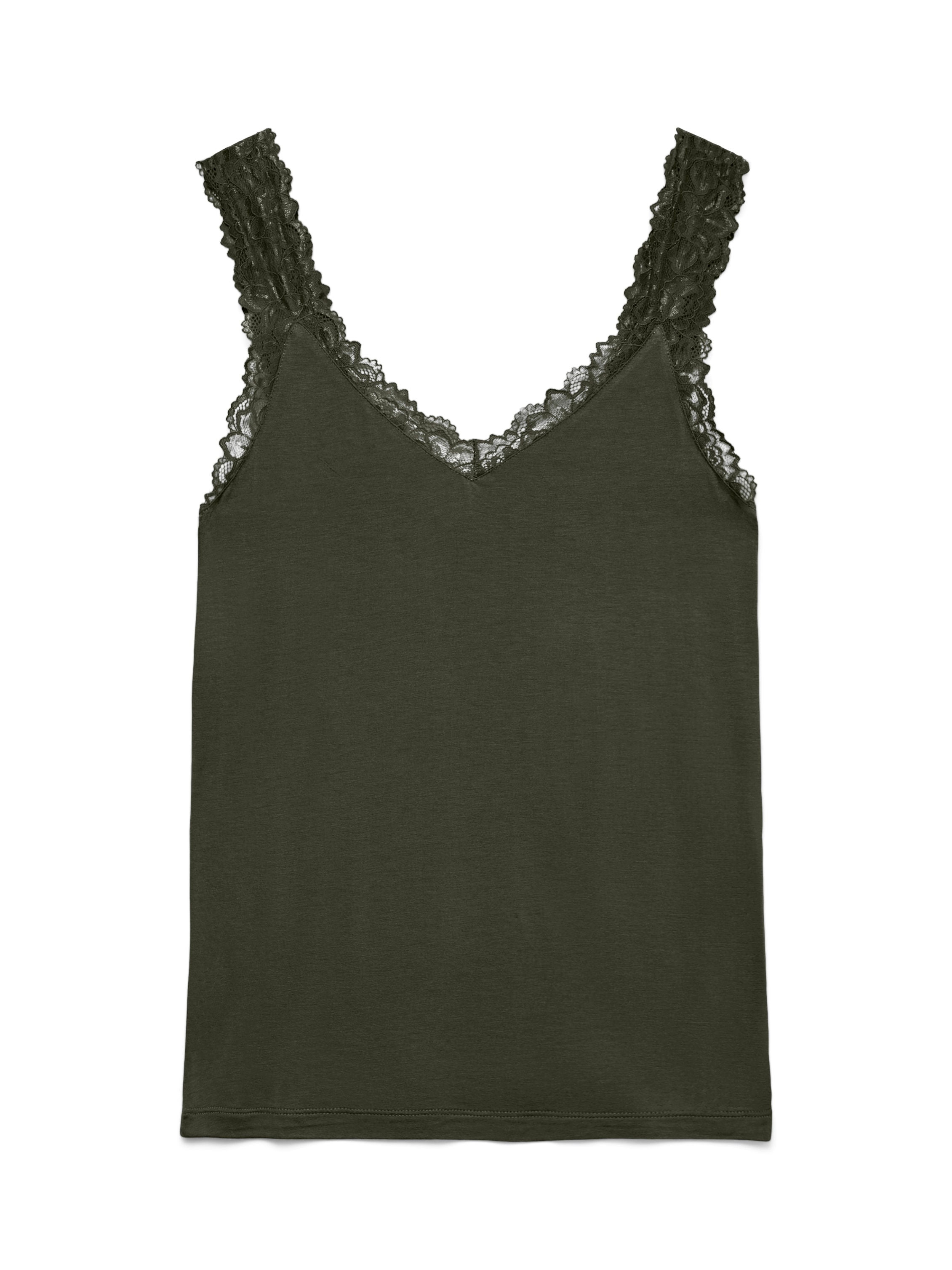 Vero Moda Top à bretelles »VMROSA SL TOP JRS NOOS« Mélange viscose, détail en dentelle
