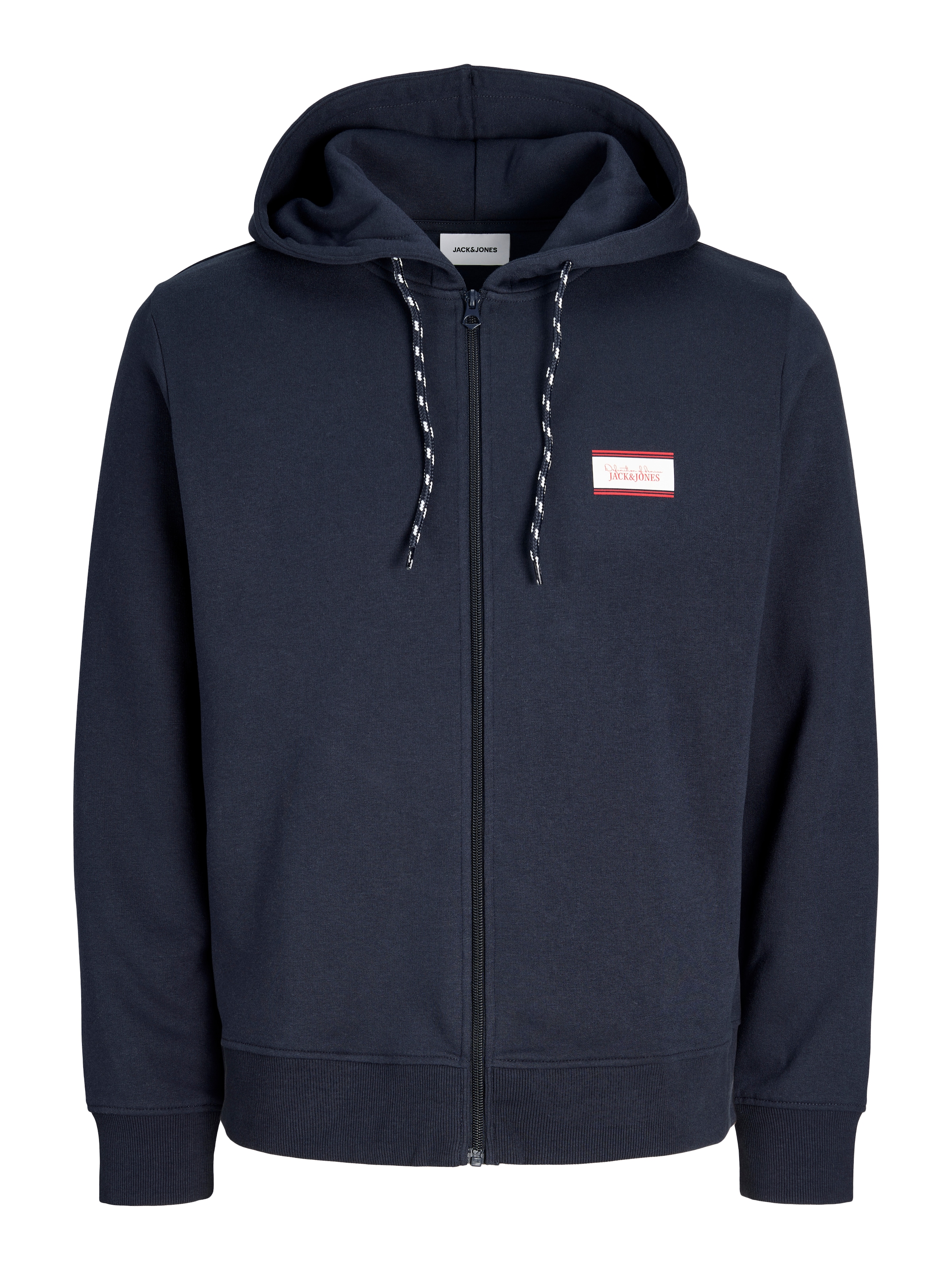 Image of Jack & Jones Kapuzensweatjacke "JJBUSTER SWEAT ZIP HOOD BTS" Baumwollmischung, regular Fit