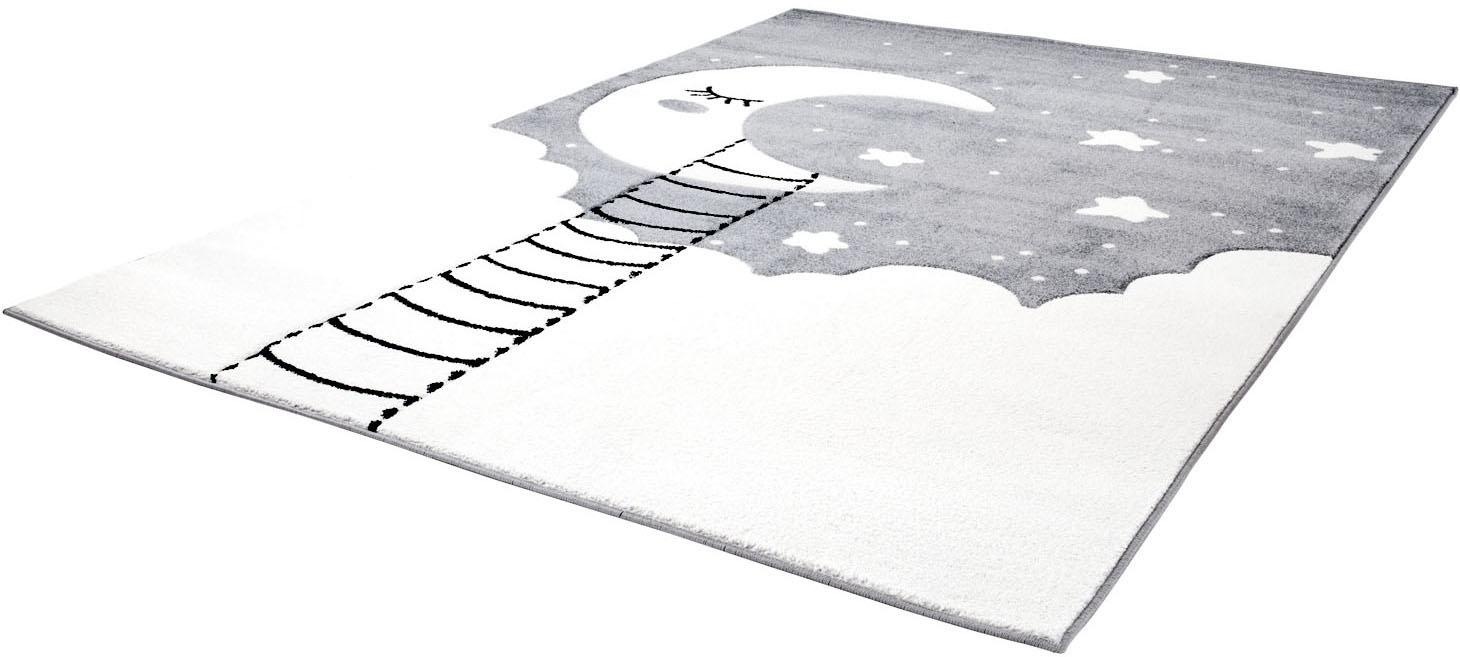 Image of Carpet City Kinderteppich »Bueno Kids 1314«, rechteckig, 13 mm Höhe, Spielteppich, Mond, 3D-Effekt, Weicher Flor, Pflegeleicht, Kinderzimmer bei Ackermann Versand Schweiz