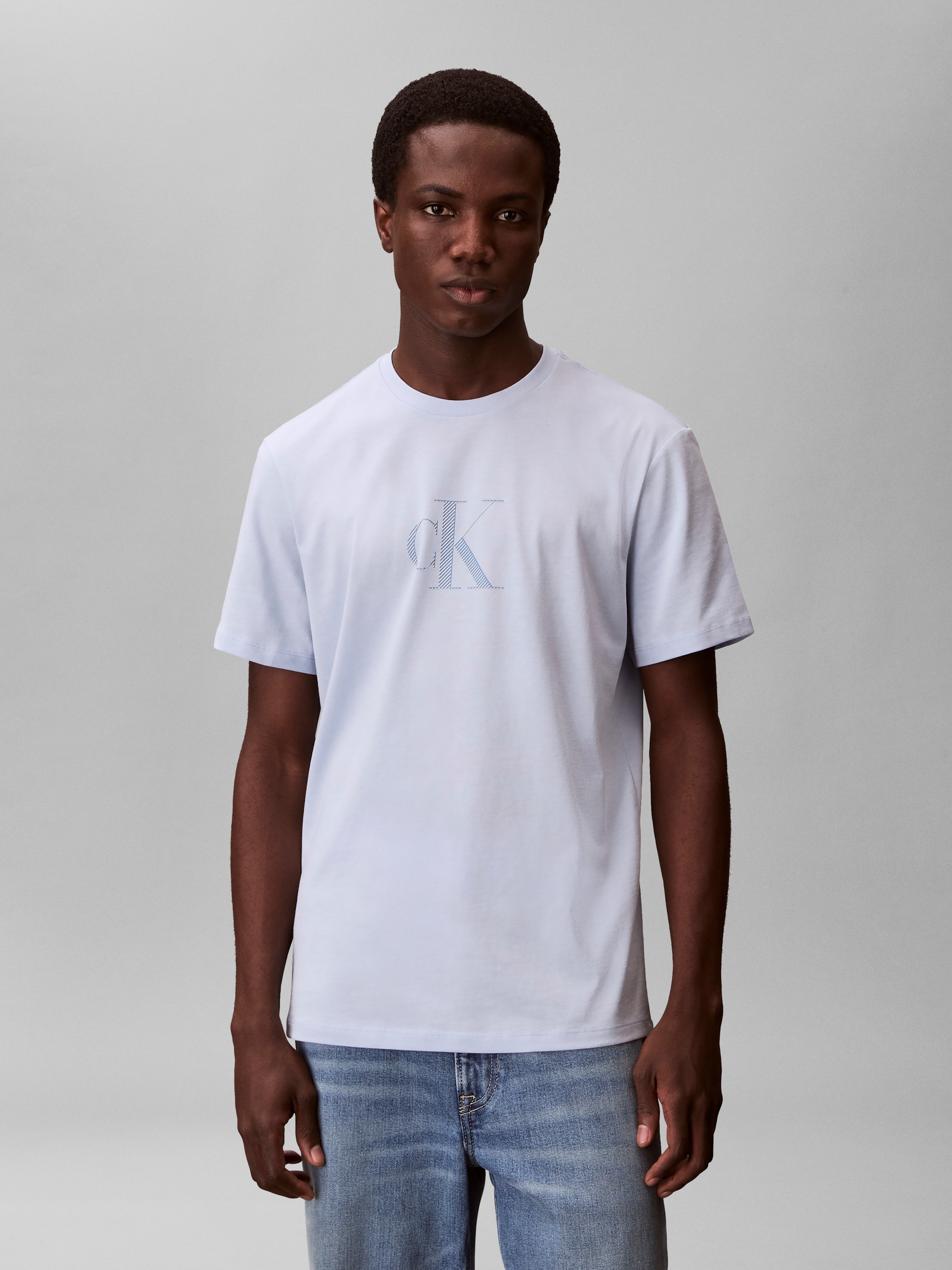 Image of Calvin Klein Jeans T-Shirt Rundhalsausschnitt, Regular Fit, grosser Rückendruck