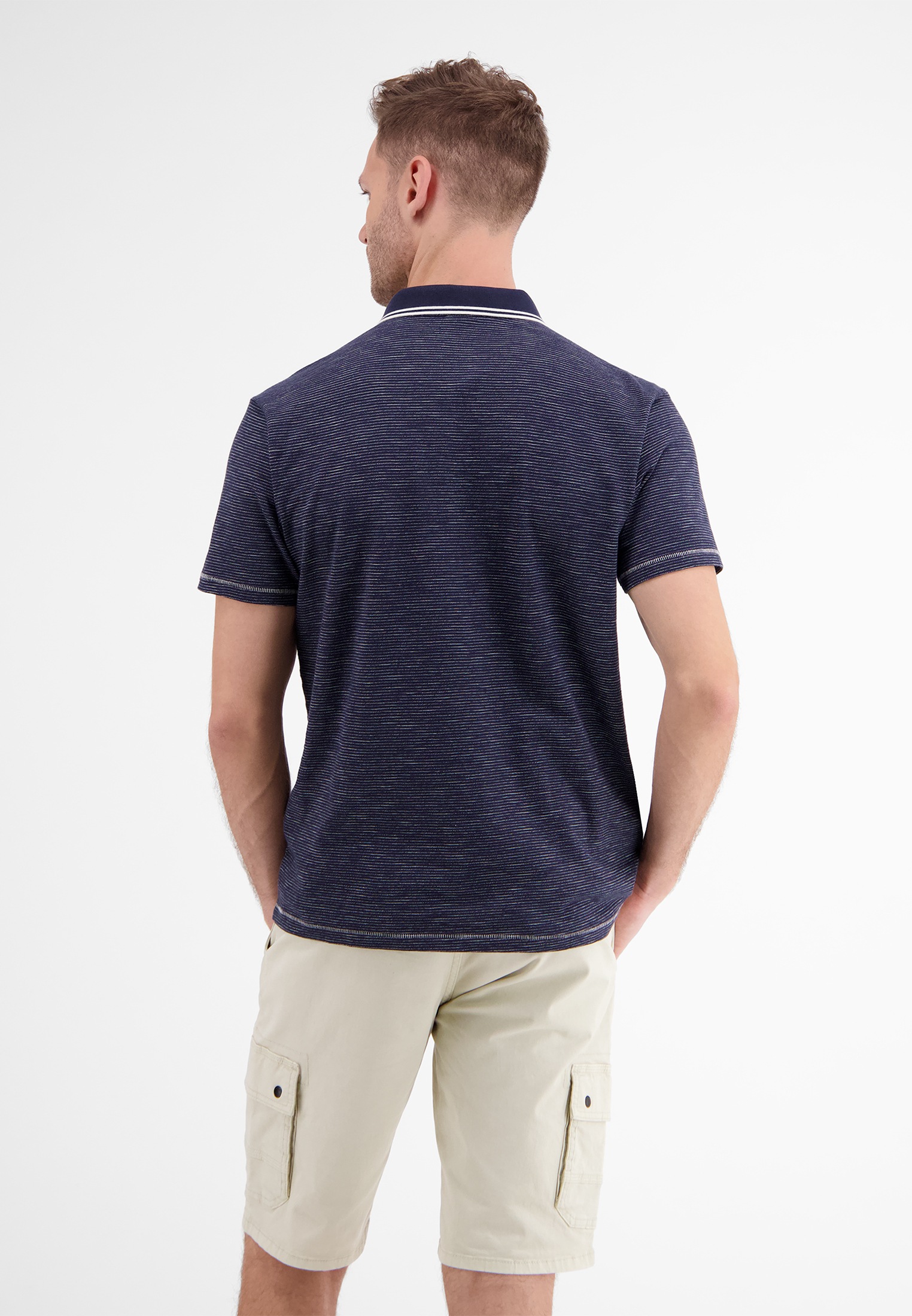 LERROS Poloshirt »LERROS Poloshirt mit Finelinerstreifen«