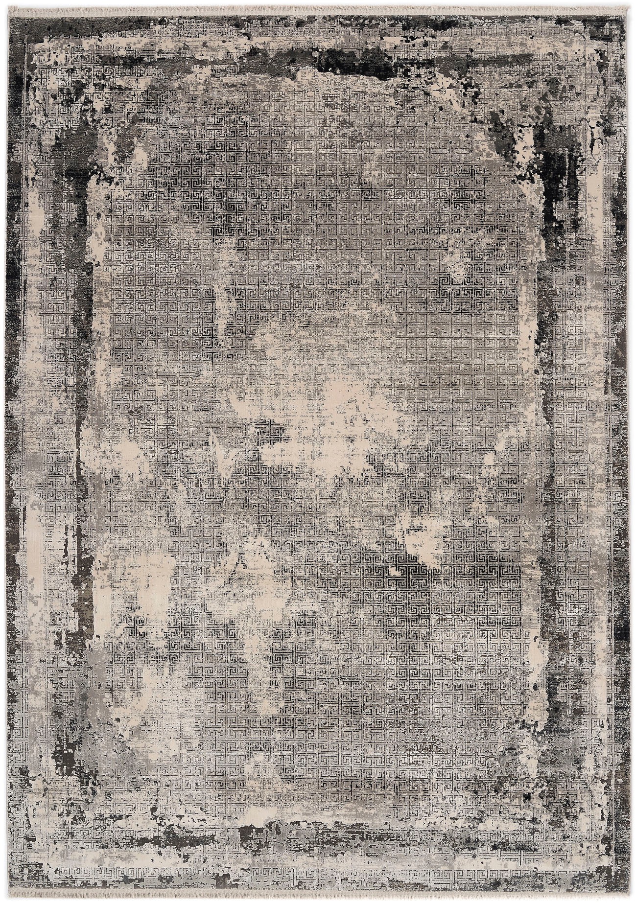 machalke® Teppich »frame« rechteckig 8 mm Höhe Design Teppich, Vintage Optik, Wohnzimmer