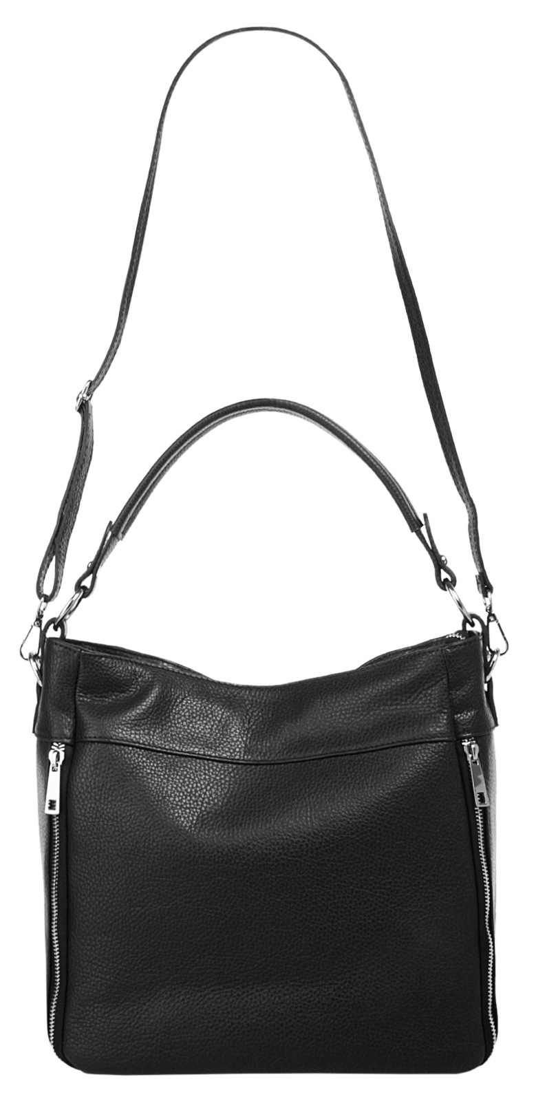 Cluty Henkeltasche echt Leder, Made in Italy