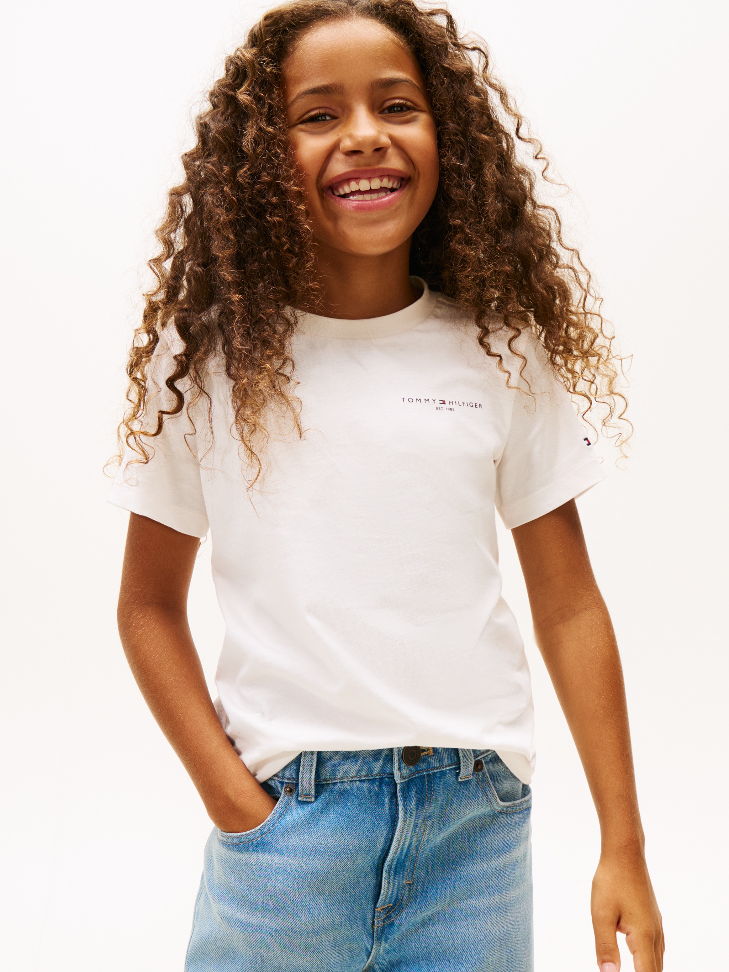 Image of Tommy Hilfiger T-Shirt "MINI CORP T-SHIRT" Kinder bis 16 Jahre