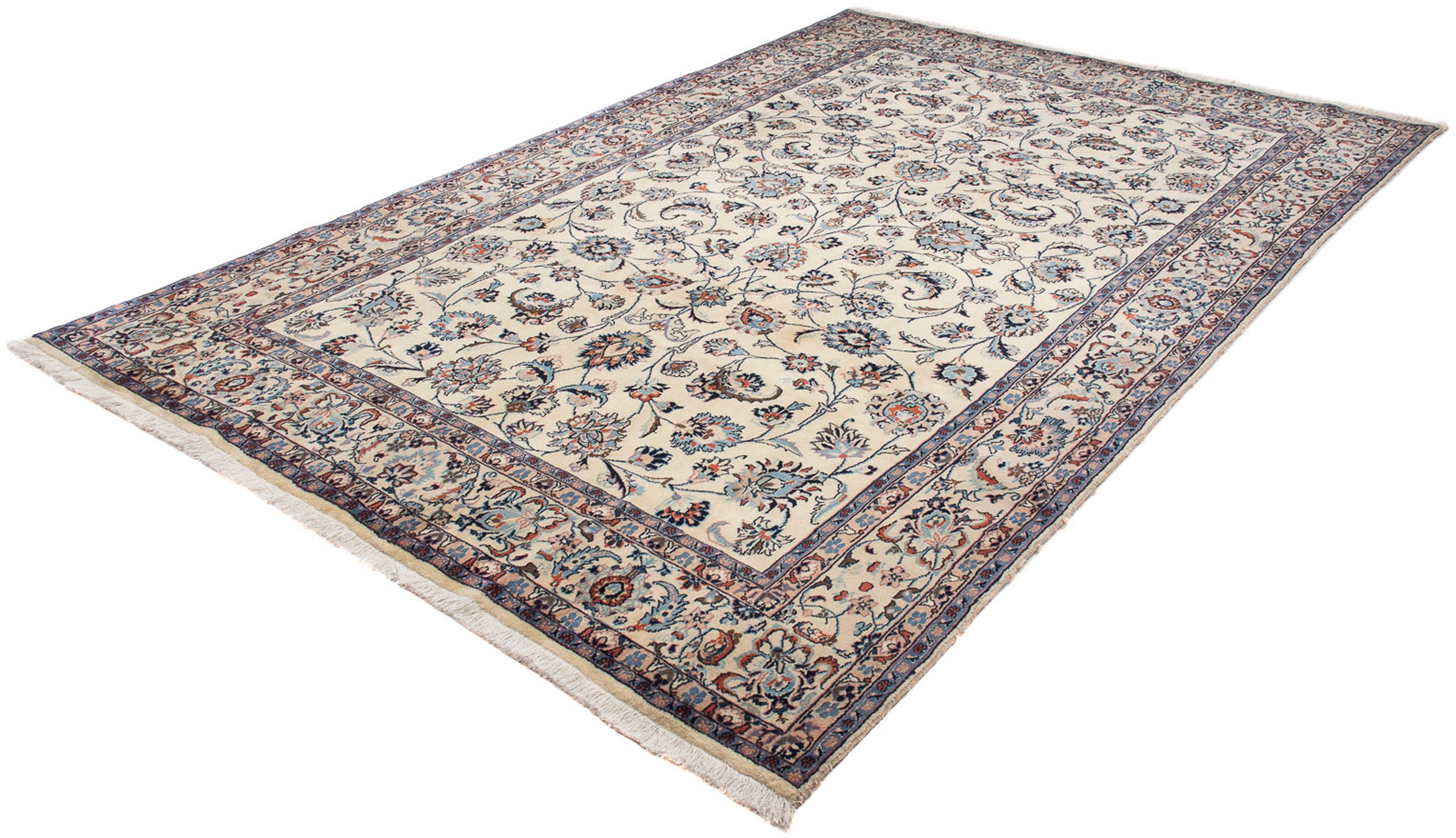 Image of morgenland Orientteppich »Perser - Classic - 298 x 191 cm - beige«, rechteckig, 10 mm Höhe, Wohnzimmer, Handgeknüpft, Einzelstück mit Zertifikat bei Ackermann Versand Schweiz