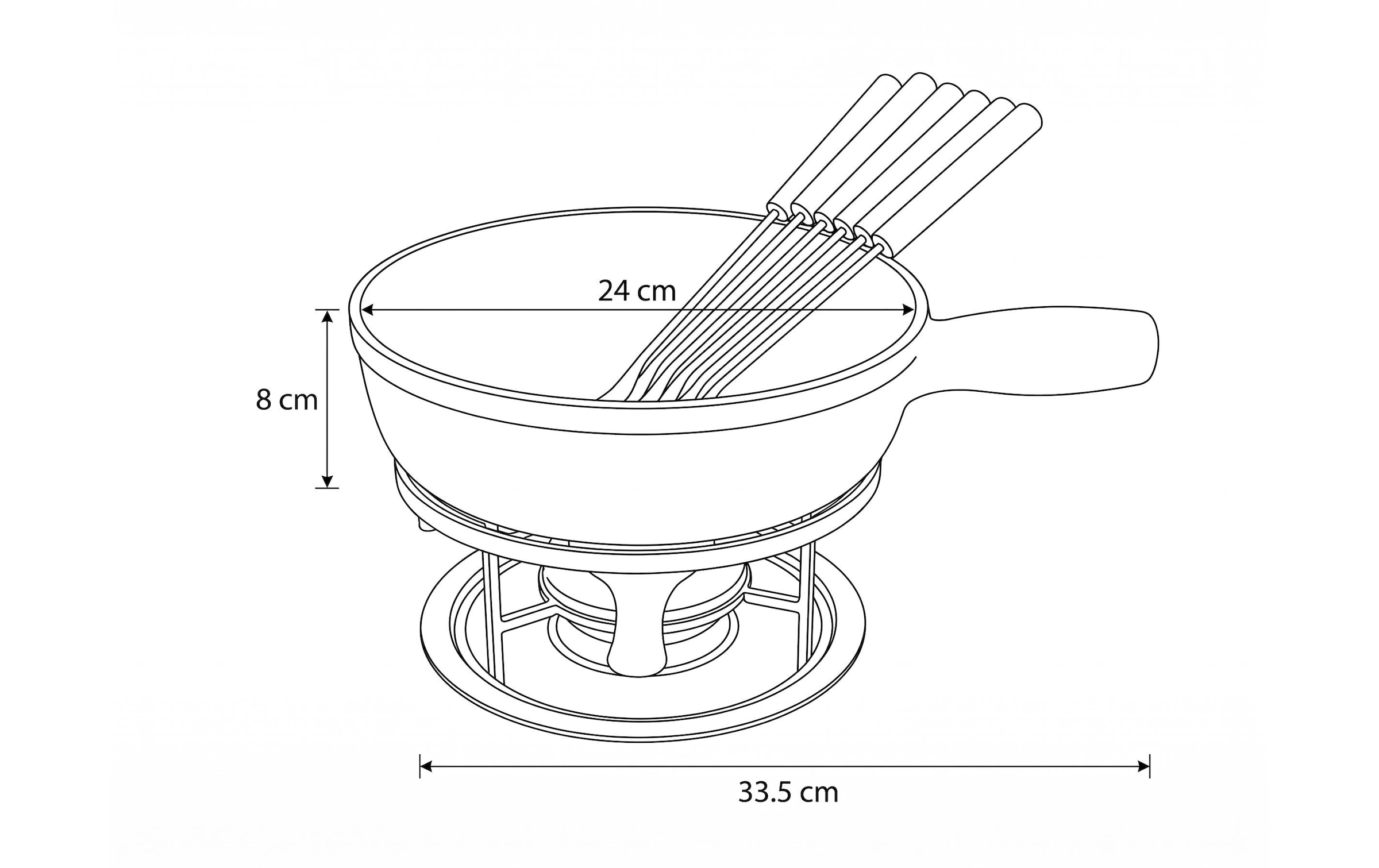 Cocon Fondue »COCON Käsefondue-Set 6 Personen«