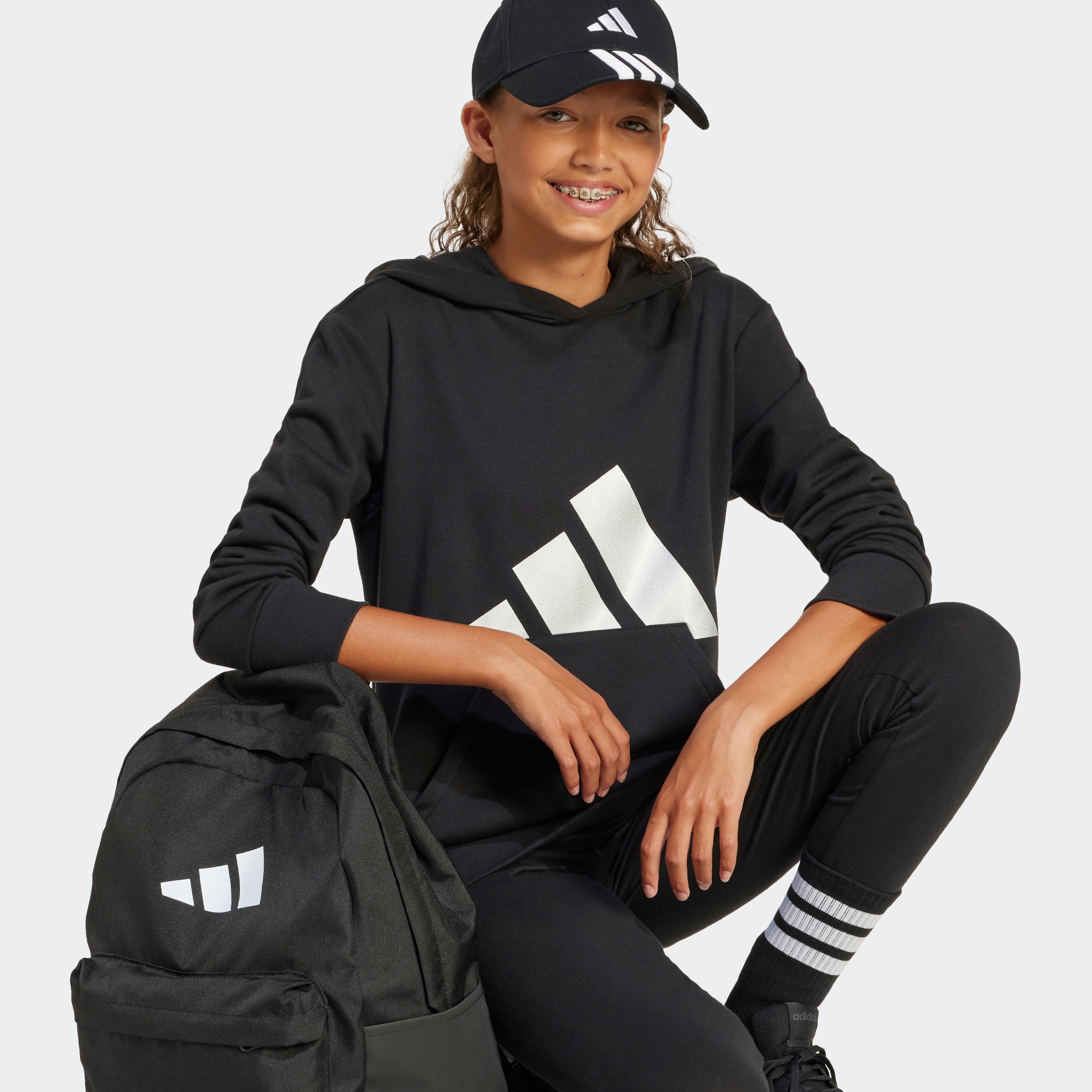 adidas Sportswear Kapuzensweatshirt »JG GLAM HD«