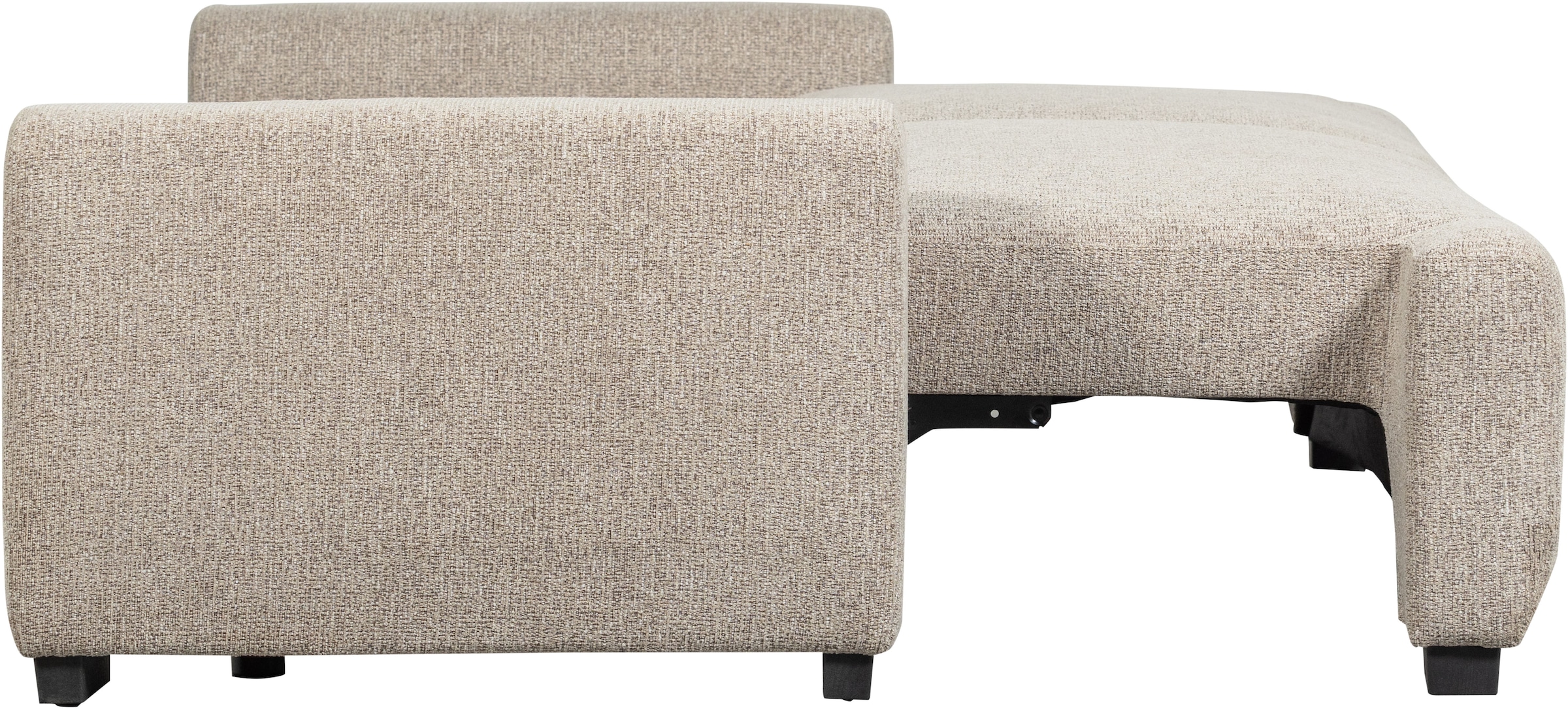 WOOOD Schlafsofa »Night & Day Melange-Webstoff mit Schlaffunktion, H85 x B239 x T107 cm« Schlafbreite 190 cm, Sehr hohe Verschleissfestigkeit, Pfleiglicht
