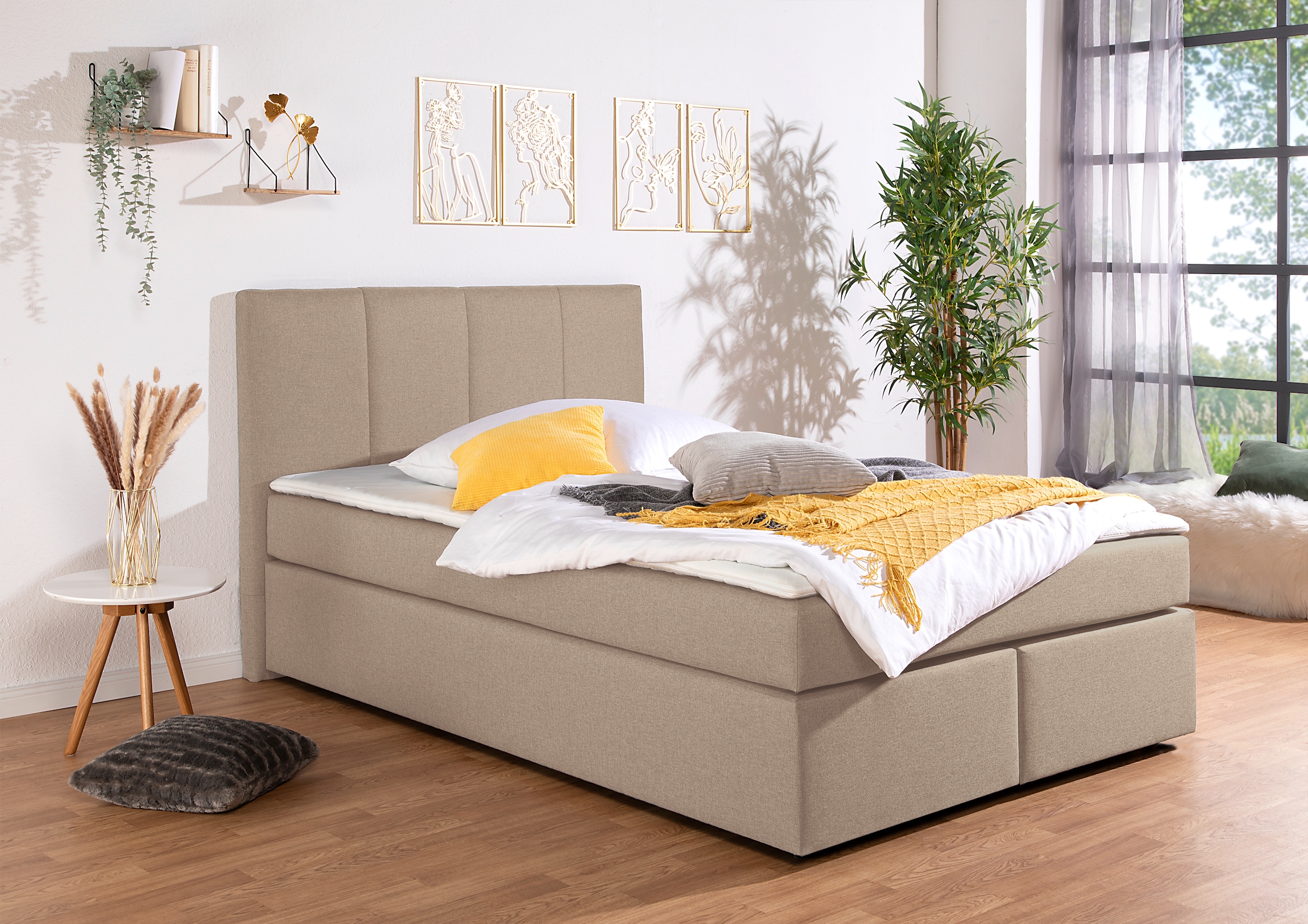 Image of Home affaire Boxbett "Fidan" wahlweise mit Bettkasten, in H2, H3 & H4 erhältilich