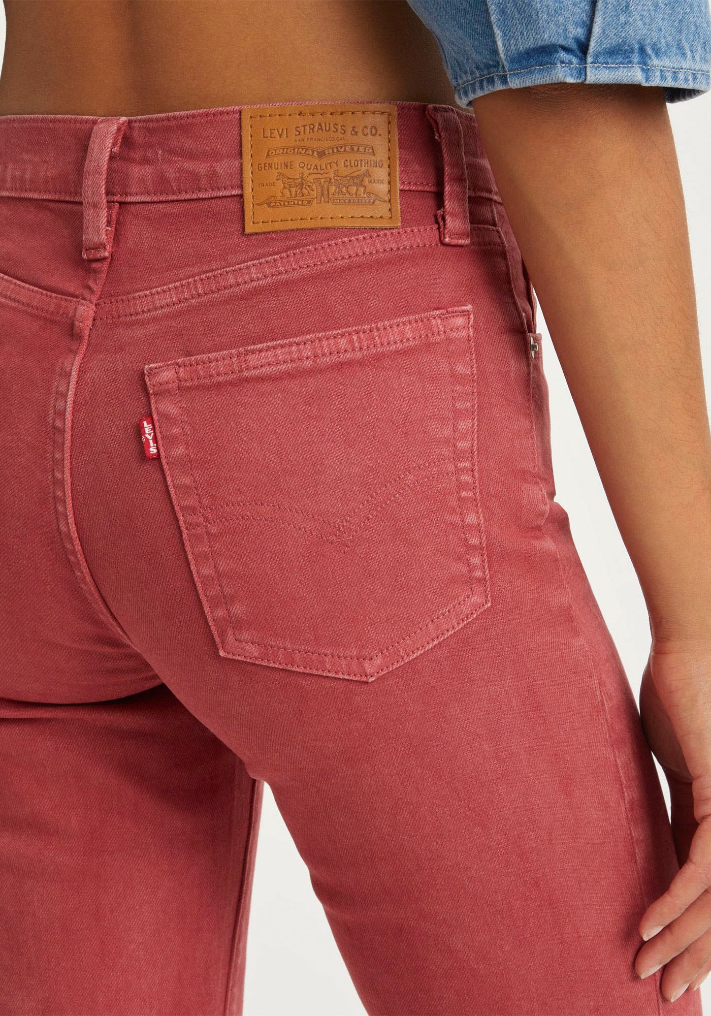 Levi's® Straight-Jeans »724 High Rise Straight«, colored Denim