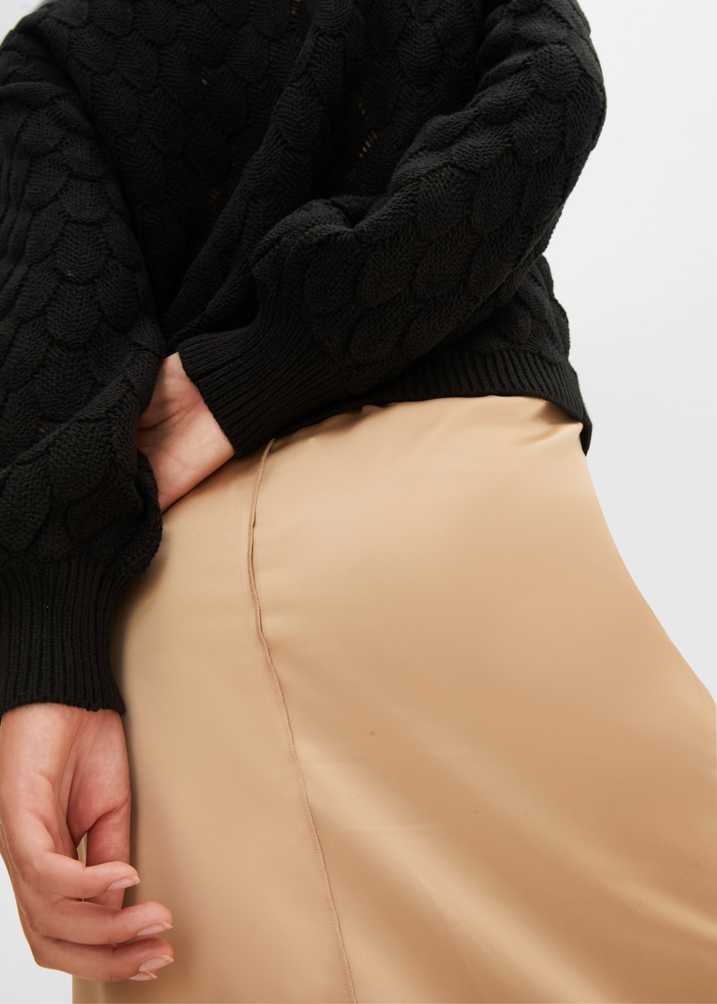 bonprix Pull ajouré »Ajour-Pullover« aus Polyacryl, lässige Passform