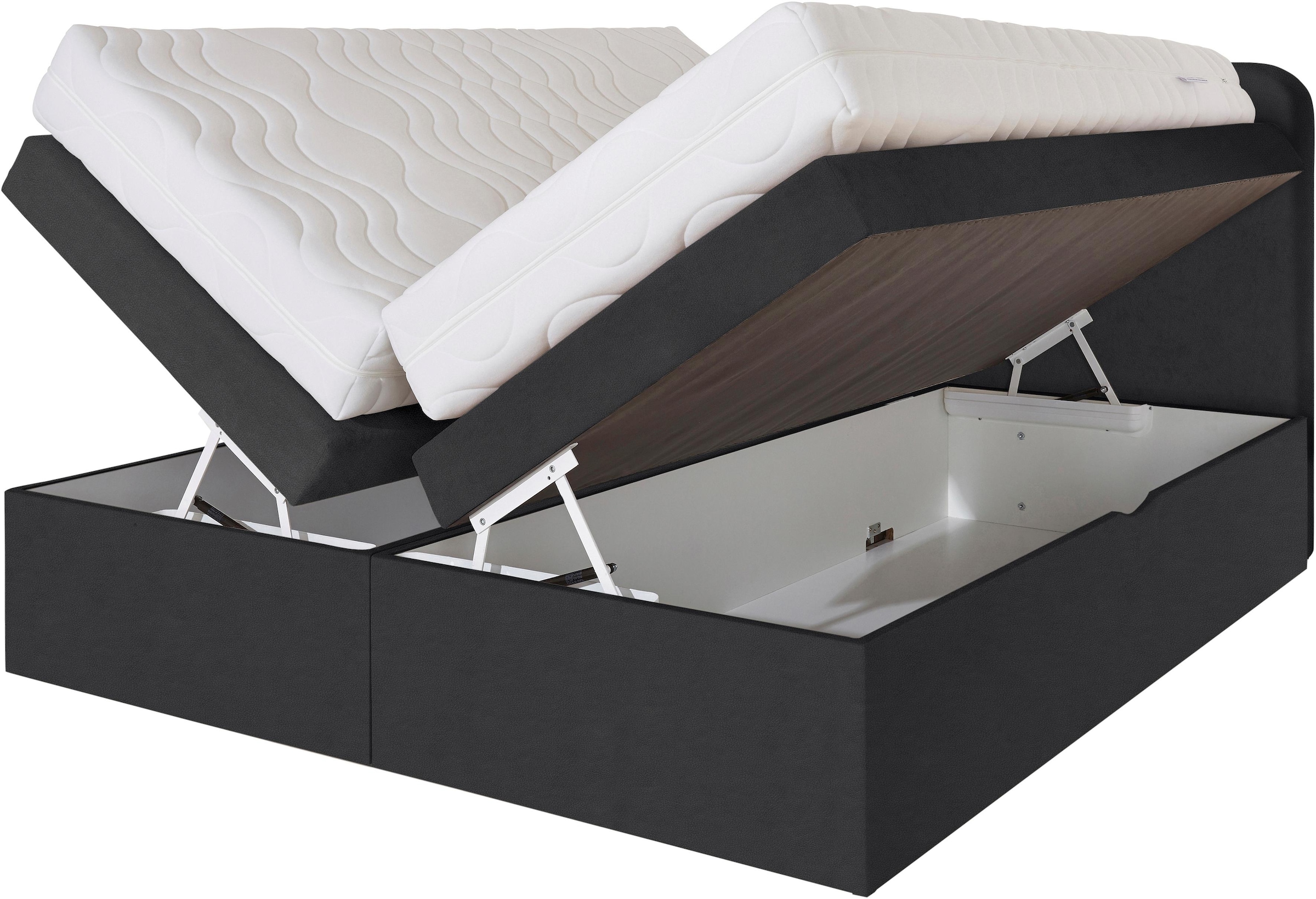 Westfalia Schlafkomfort Boxspringbett, wahlweise mit Bettkasten und 2 Matratzenqualitäten