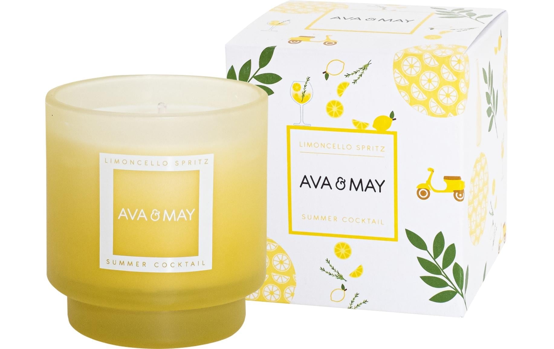 AVA & MAY Bougie parfumée »Limoncello Spritz 200 g«