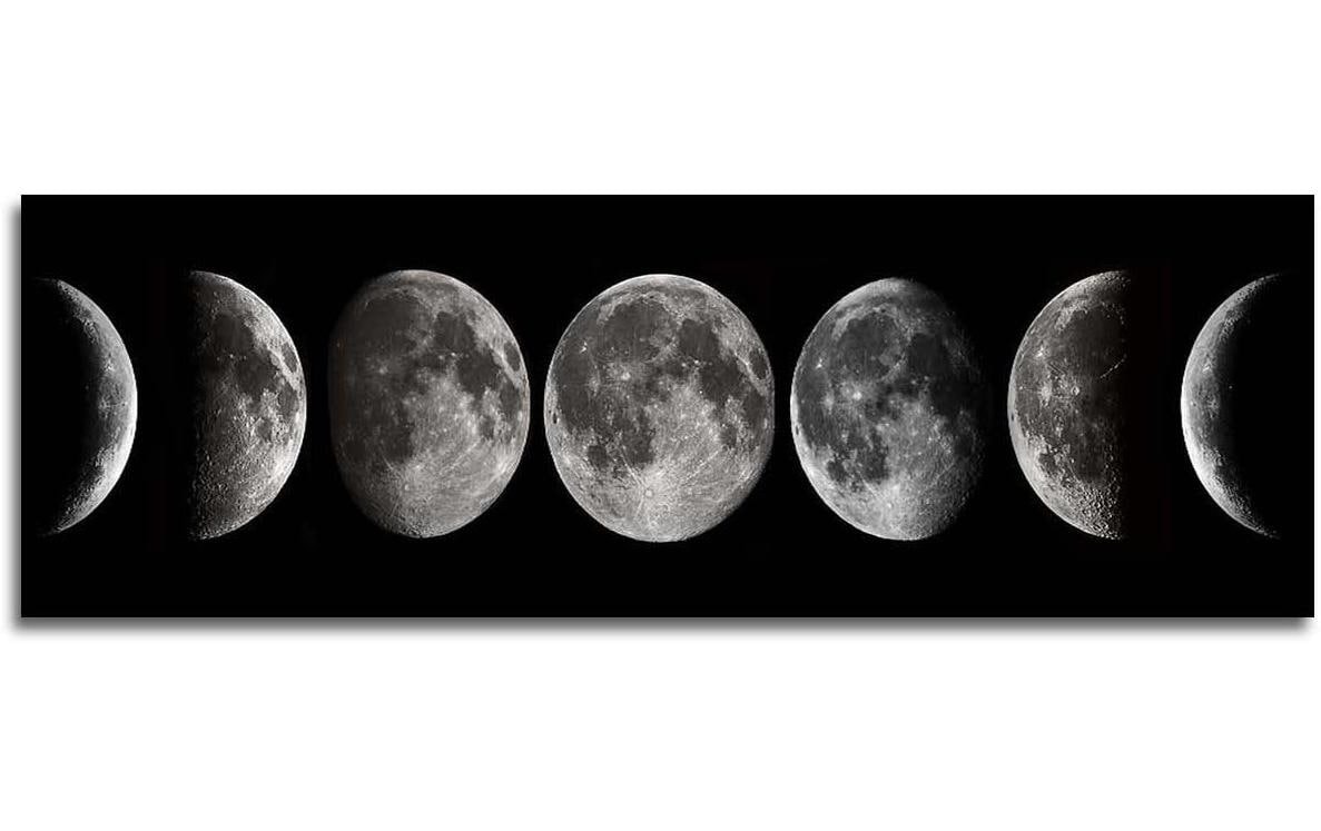 Wandbild »Wallxpert Moon 50 x 120 cm«