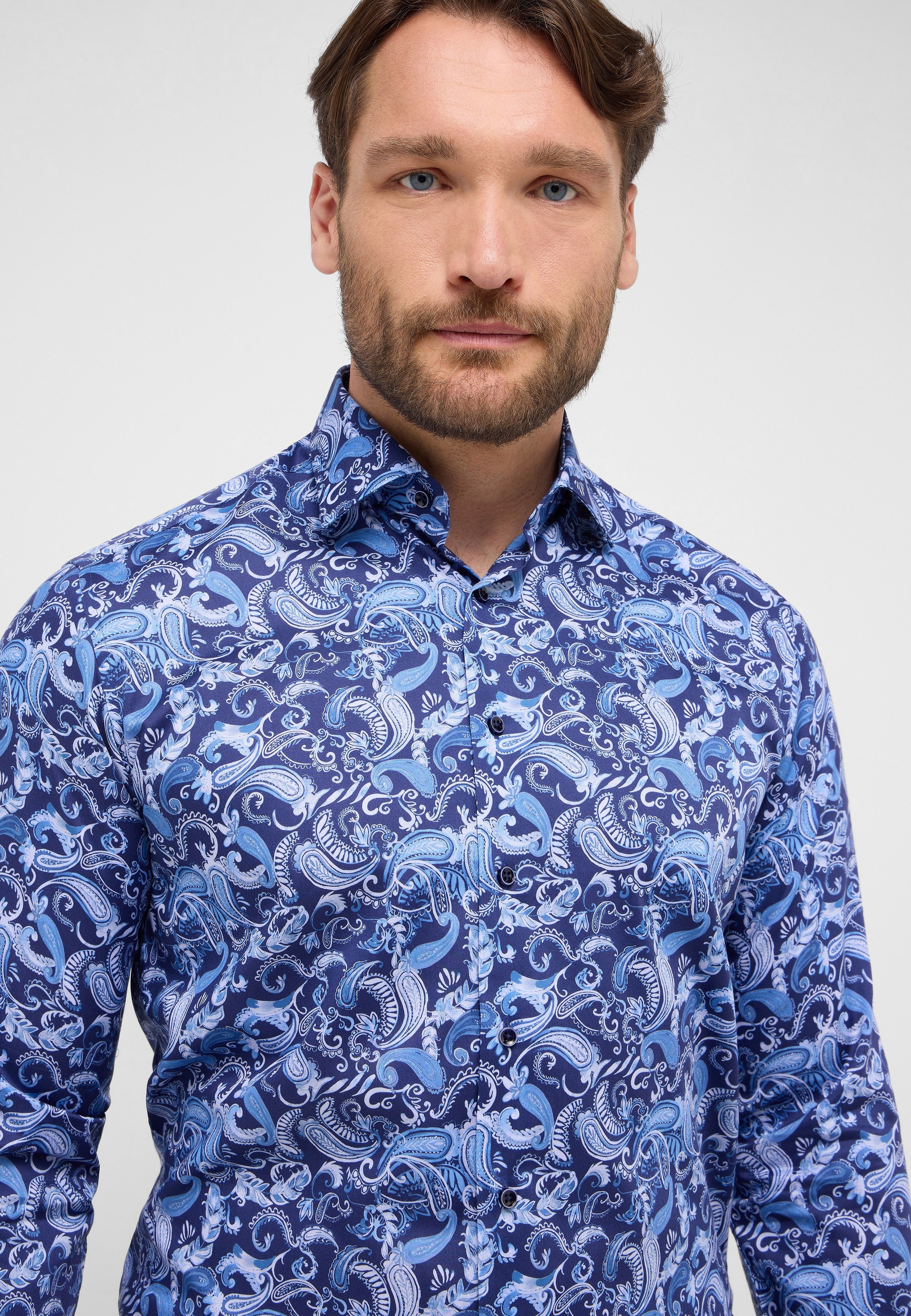 Eterna Langarmhemd »COMFORT FIT« NON IRON (bügelfrei)