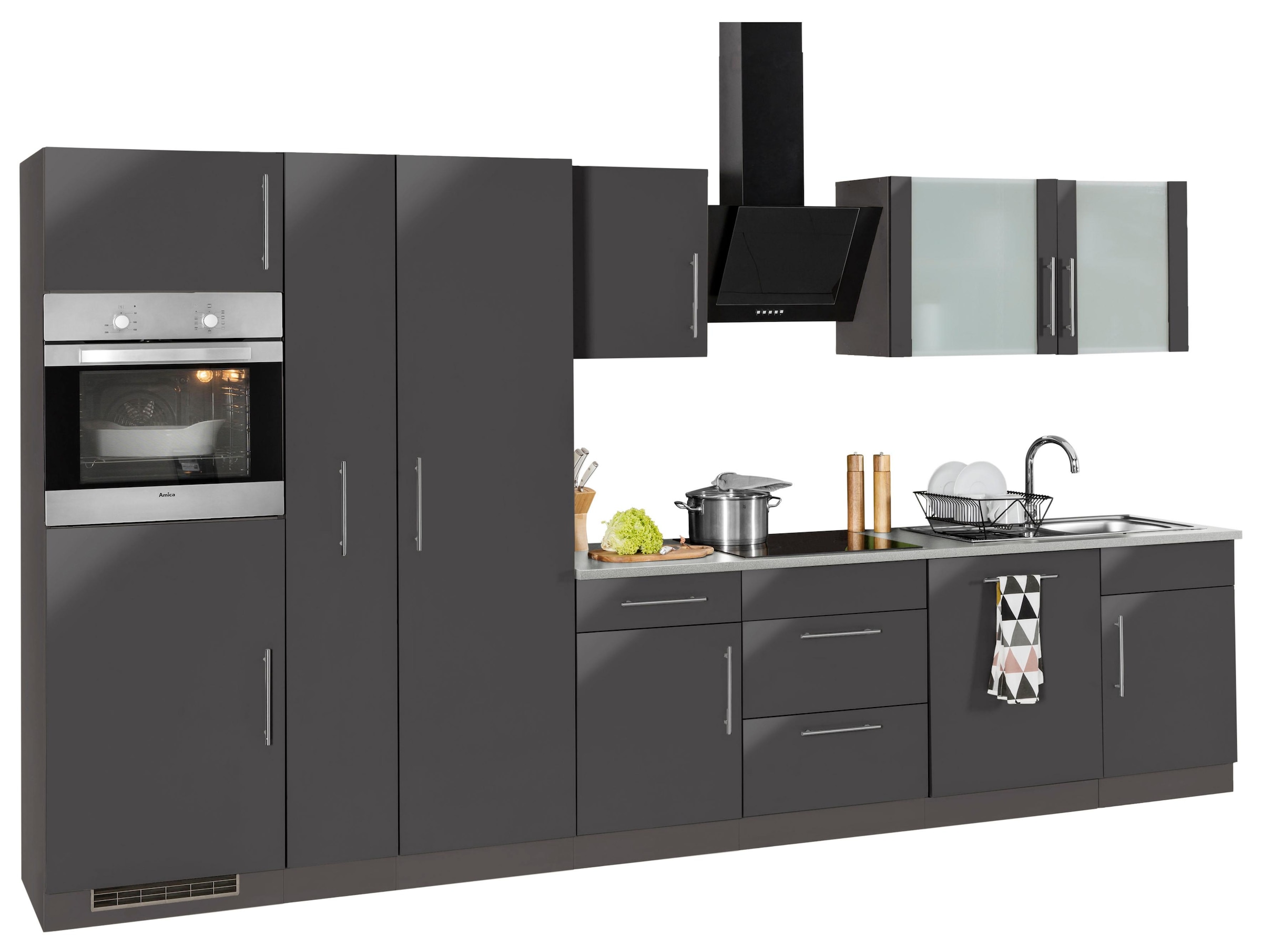 wiho Küchen Küchenzeile »Cali«, bequem cm ohne Breite kaufen 360 E-Geräte