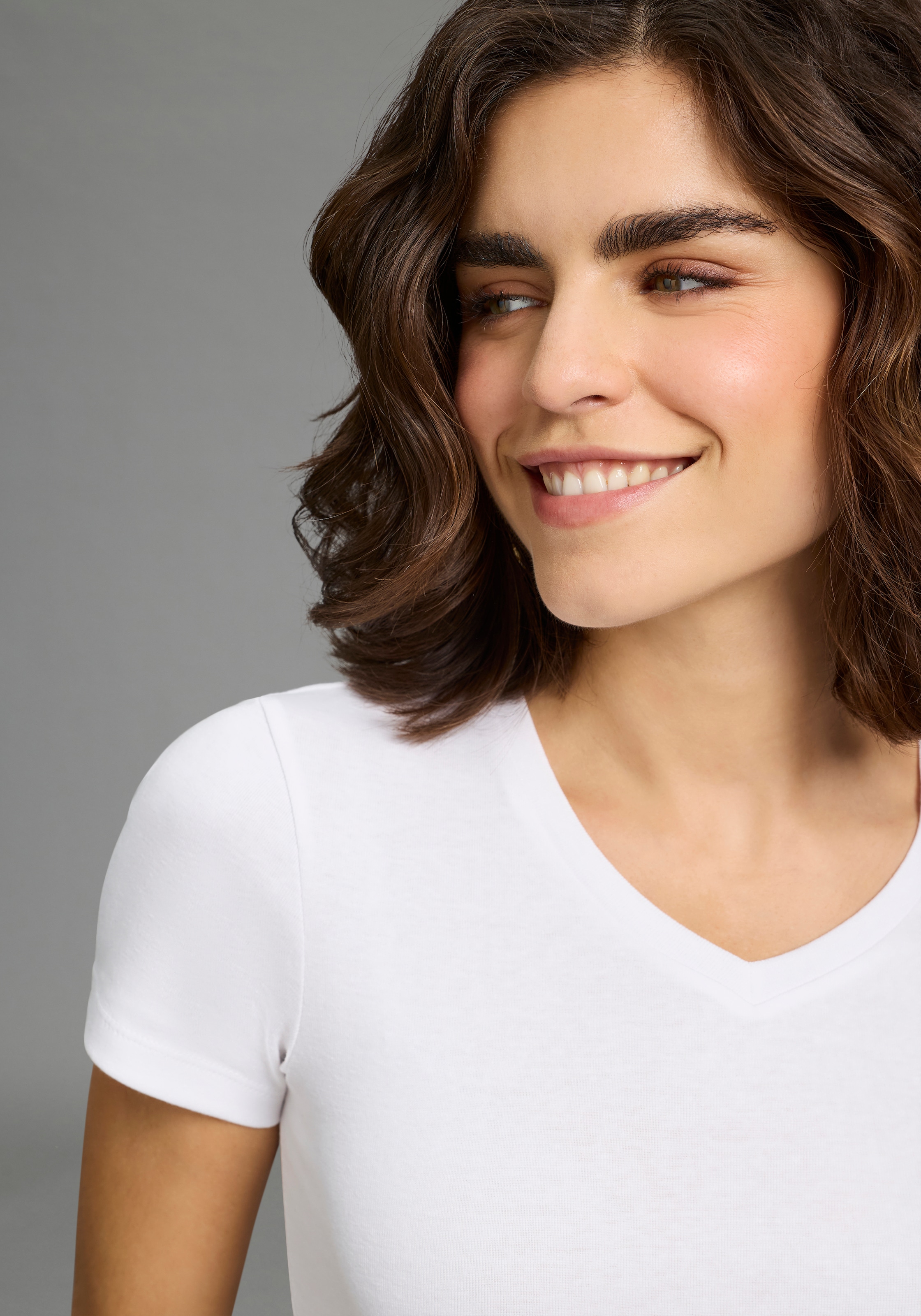 Flashlights T-shirt en V 3er-Pack, 