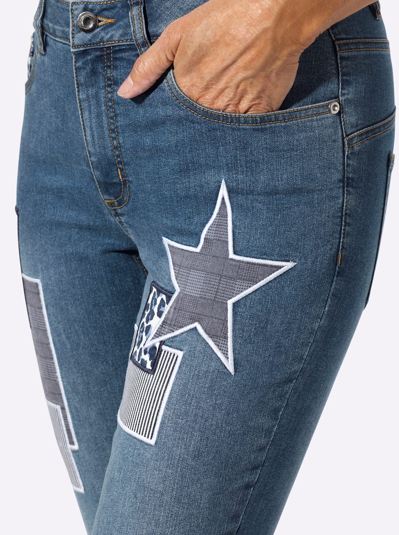 Inspirationen Jeans à 5 poches 1 pièces