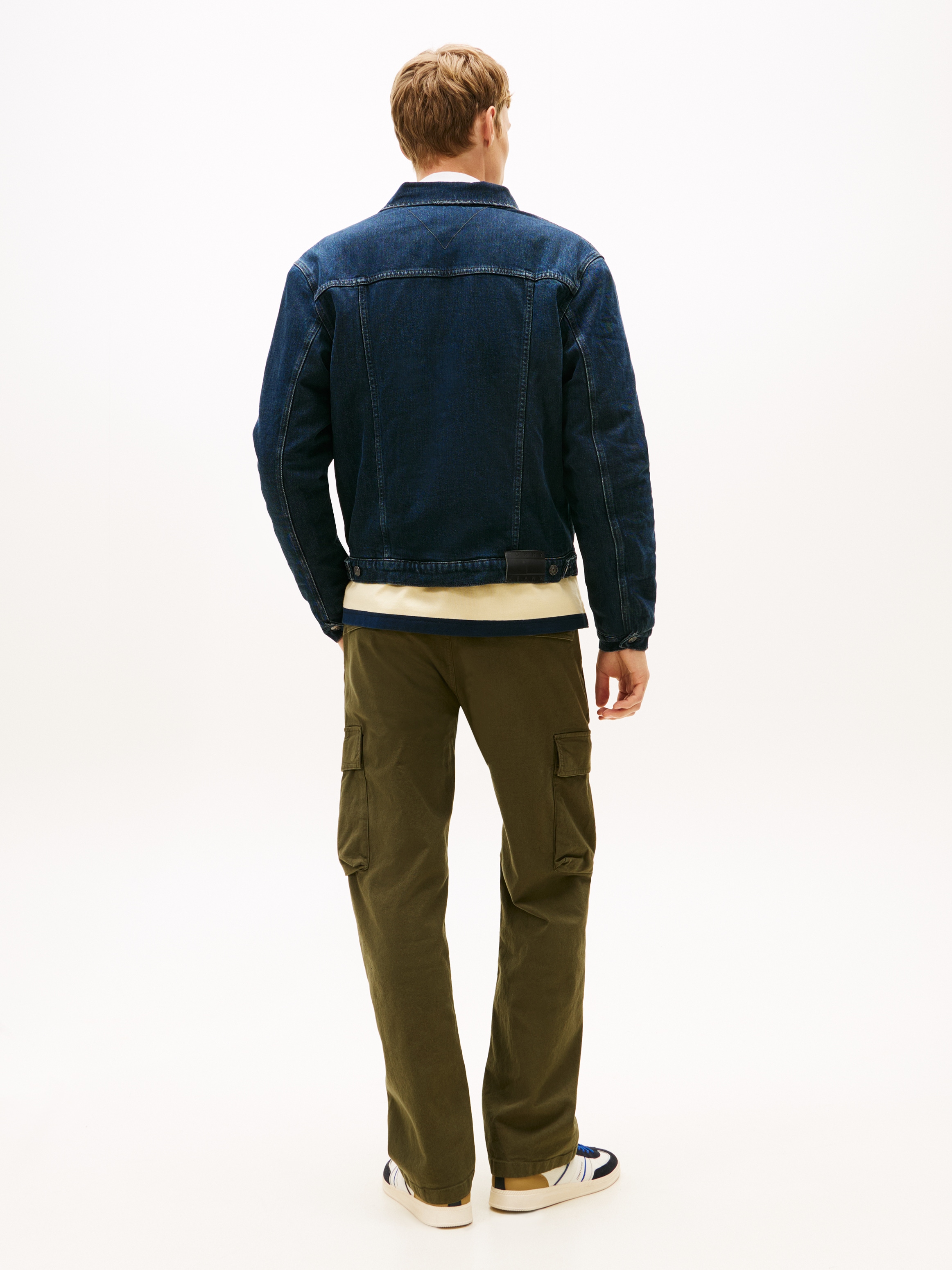 Tommy Jeans Jeansjacke »RYAN RGLR TEDDY TRCKR EXT« Freizeitjacke, Übergangsjacke