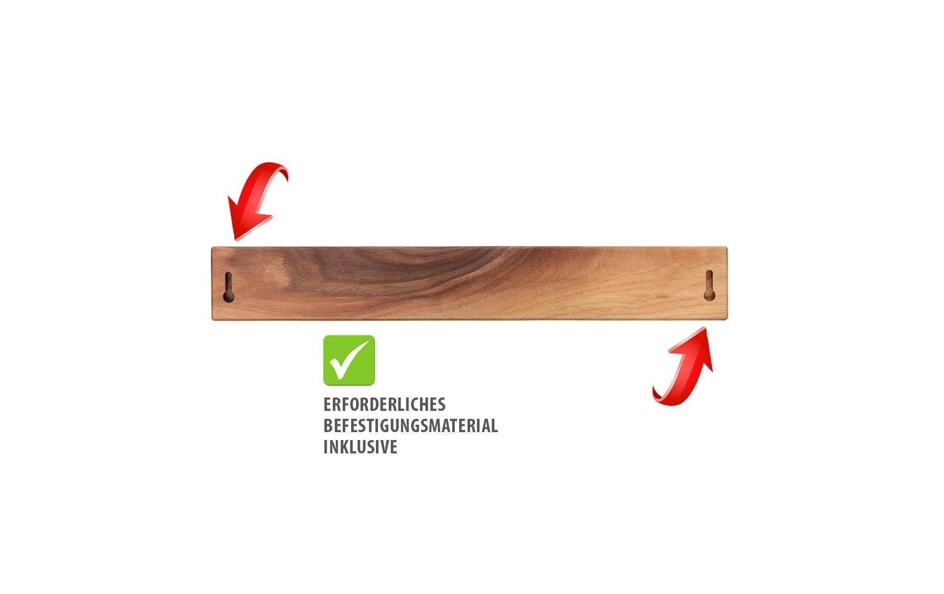 GEFU Magnet-Messerblock »GEFU Magnetschiene Enno 42 cm, Braun«