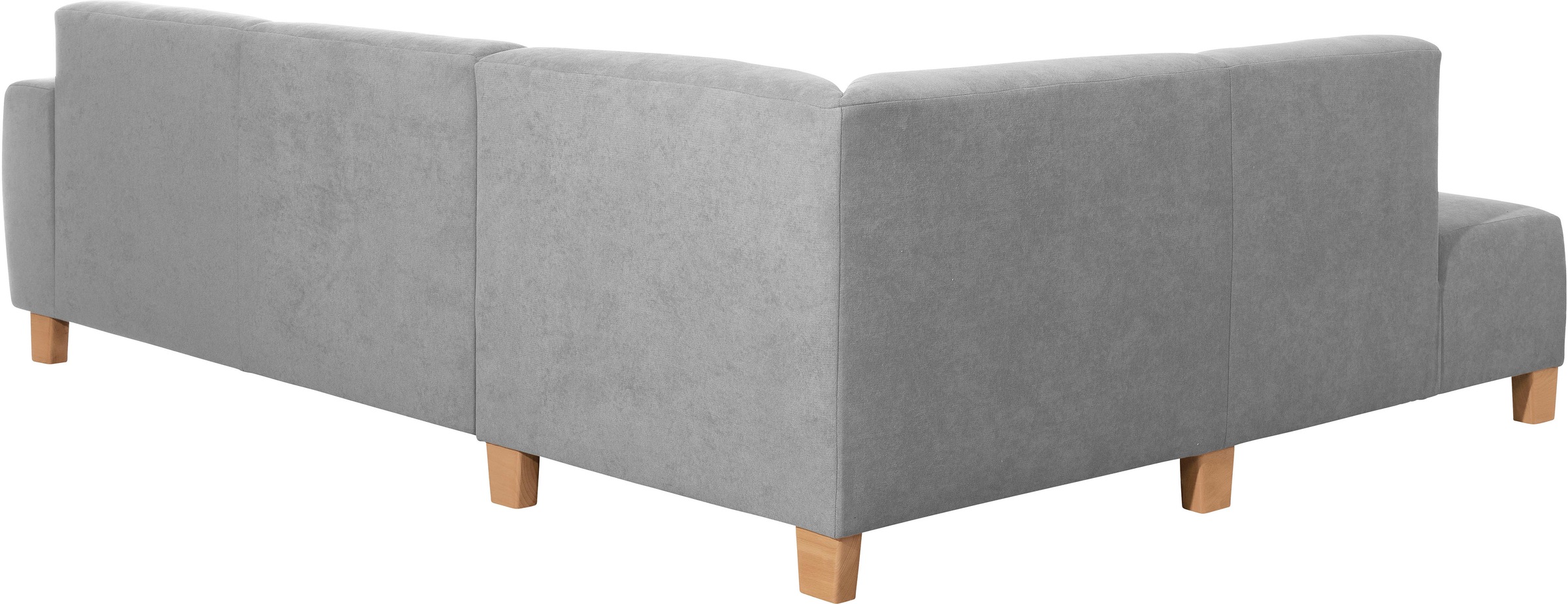 Max Winzer® Ecksofa »Blackpool modern, mittlere Sitzhärte mit hochwertiger Schaumpolsterung«, Lounge-Charakter durch niedrigen, leicht gewölbten Rücken