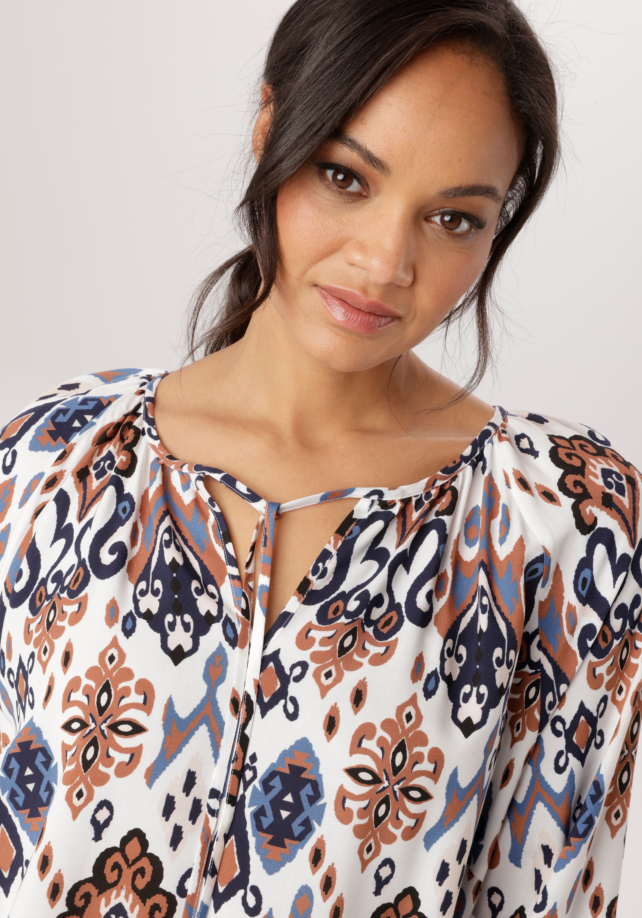 Aniston PLUS Blouse à enfiler in Ethnodruck - NEUE KOLLEKTION