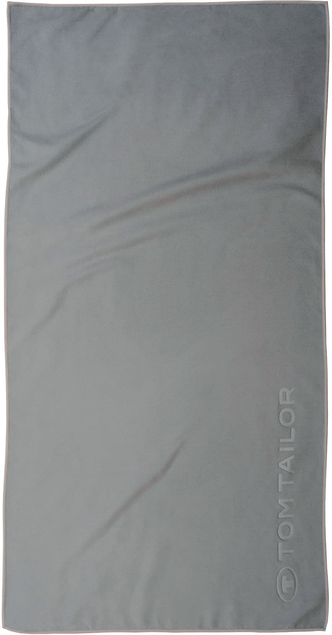 Image of TOM TAILOR HOME Sporthandtuch "Fitnesstuch COLOR BATH" Logo Prägung, Mikrofaser, weich, schnell trocknend