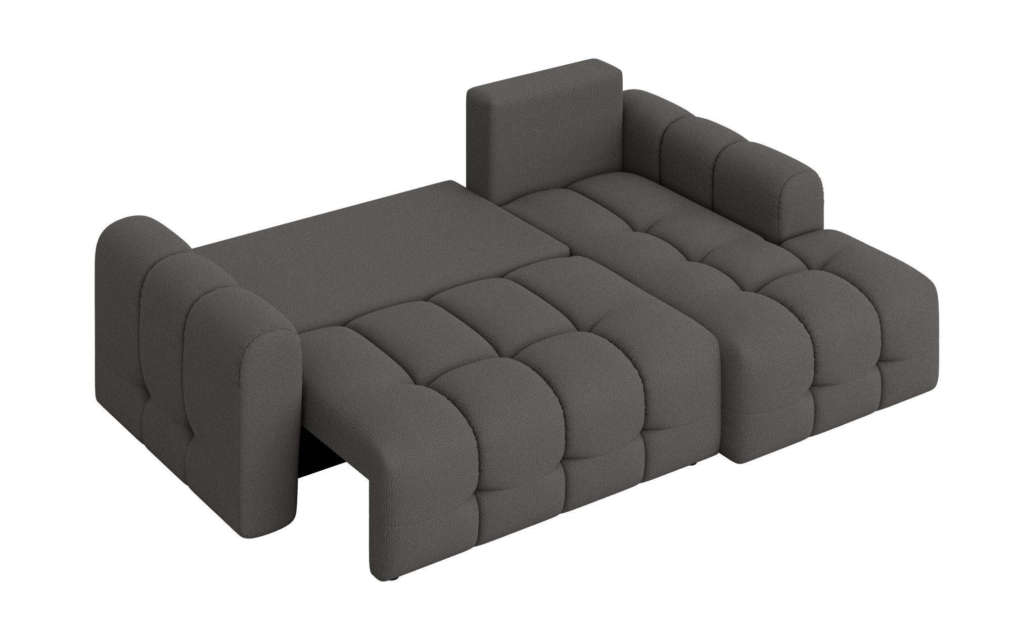 INOSIGN Ecksofa »Manilla, wahlweise mit Bettfunktion, B/T/H 265/170/91 cm«, L-Form mit Recamiere rechts/links bestellbar, Wellenunterfederung