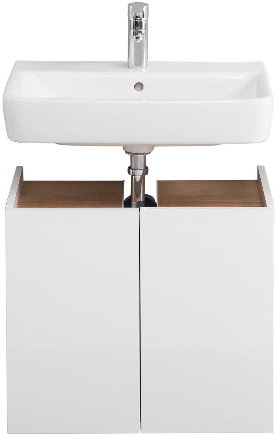 Saphir Badmöbel-Set »Quickset 947 4-teilig, Waschbeckenunterschrank mit Spiegel« 4 Stk. tlg.