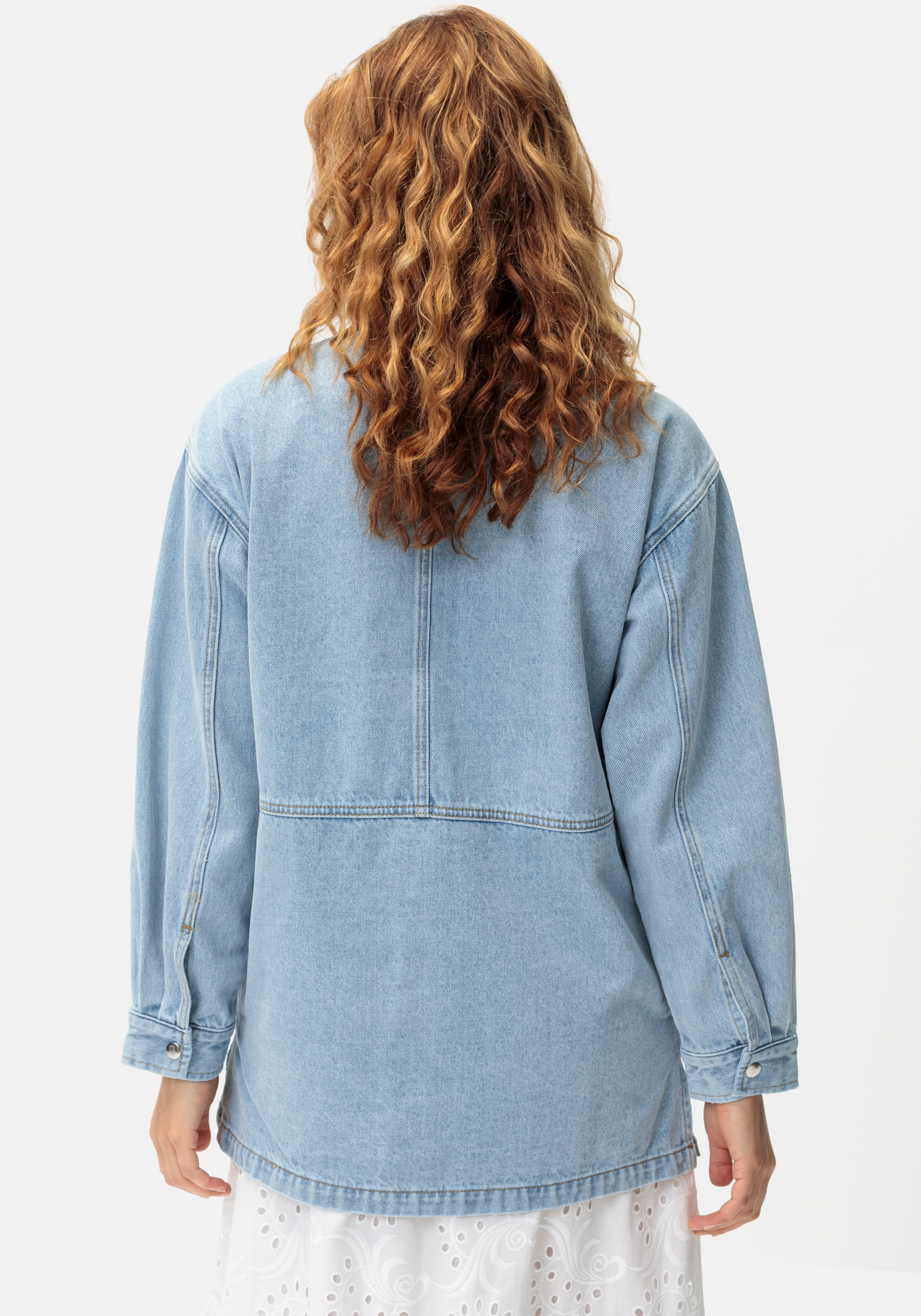 LASCANA Veste en jean avec fentes latérales