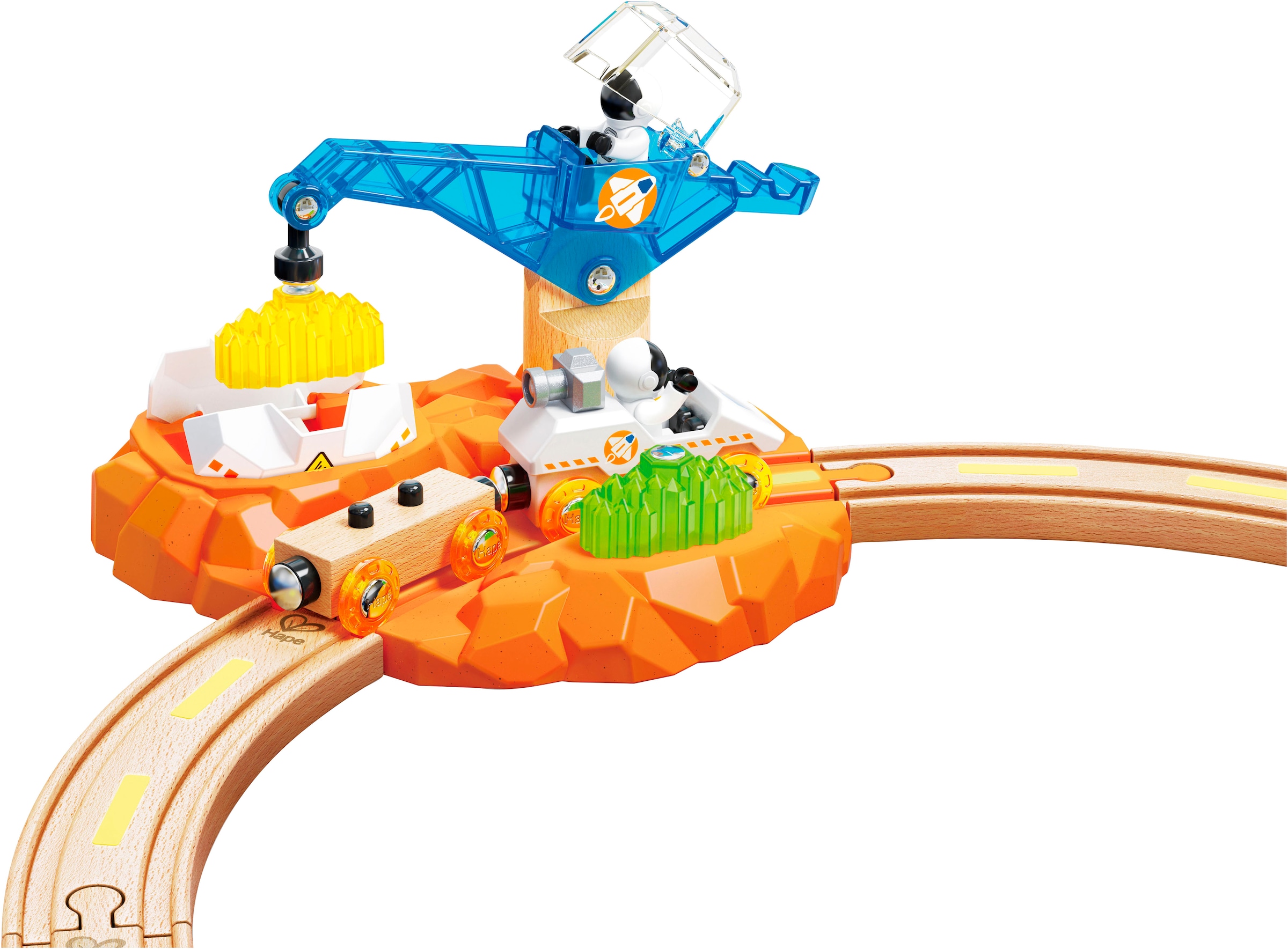 Hape Train jouet »Zugset - Mars-Erkundung« mit Licht und Sound