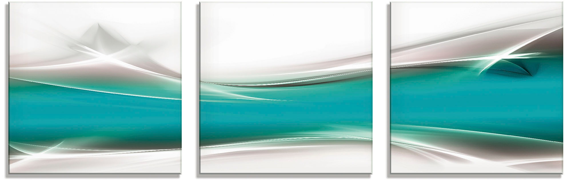 Image of Artland Glasbild »Kreatives Element«, Gegenstandslos, (3 St.) bei Ackermann Versand Schweiz
