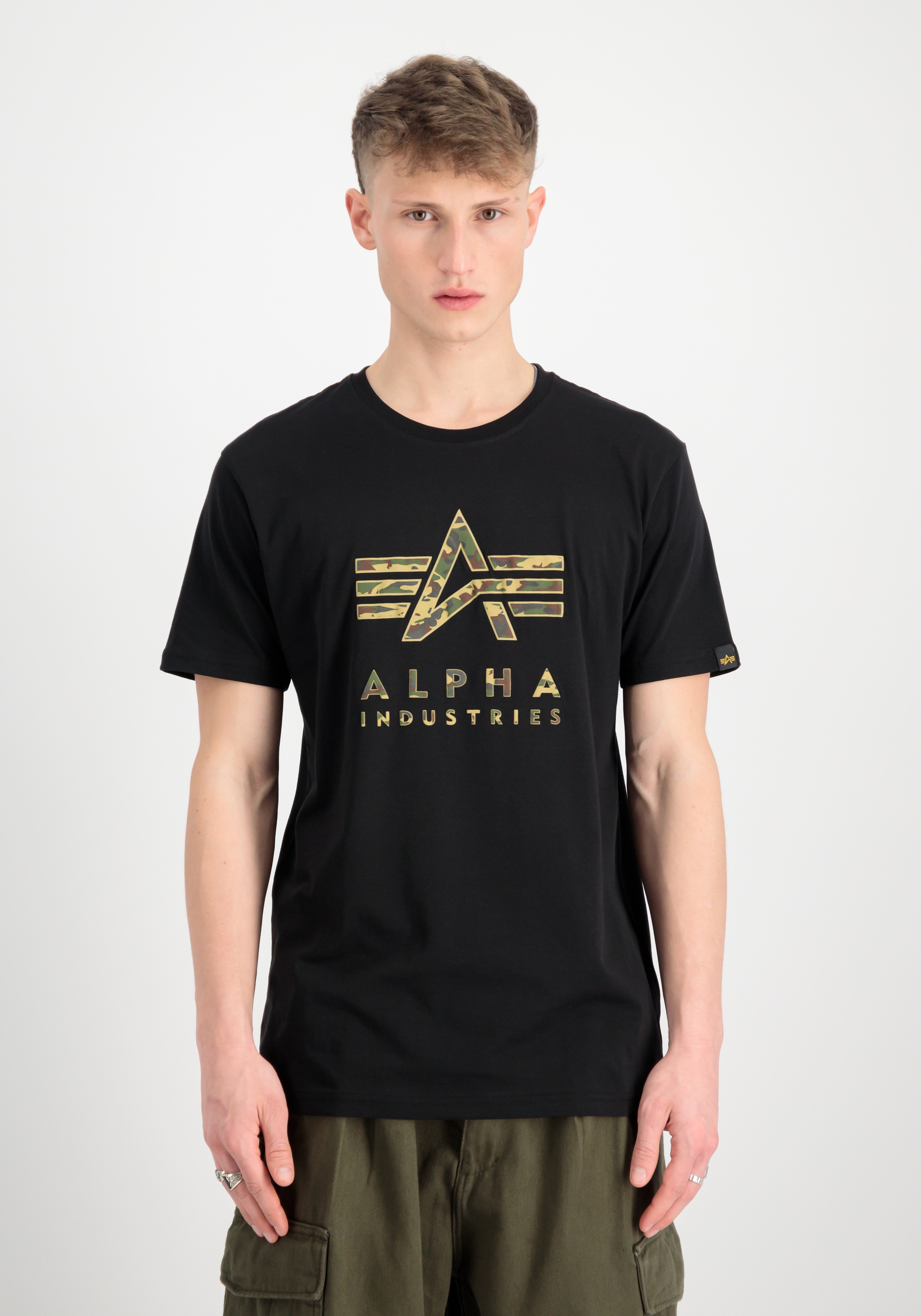 Alpha Industries T-Shirt »Alpha Industries Men - T-Shirts Camo Puff Print T«