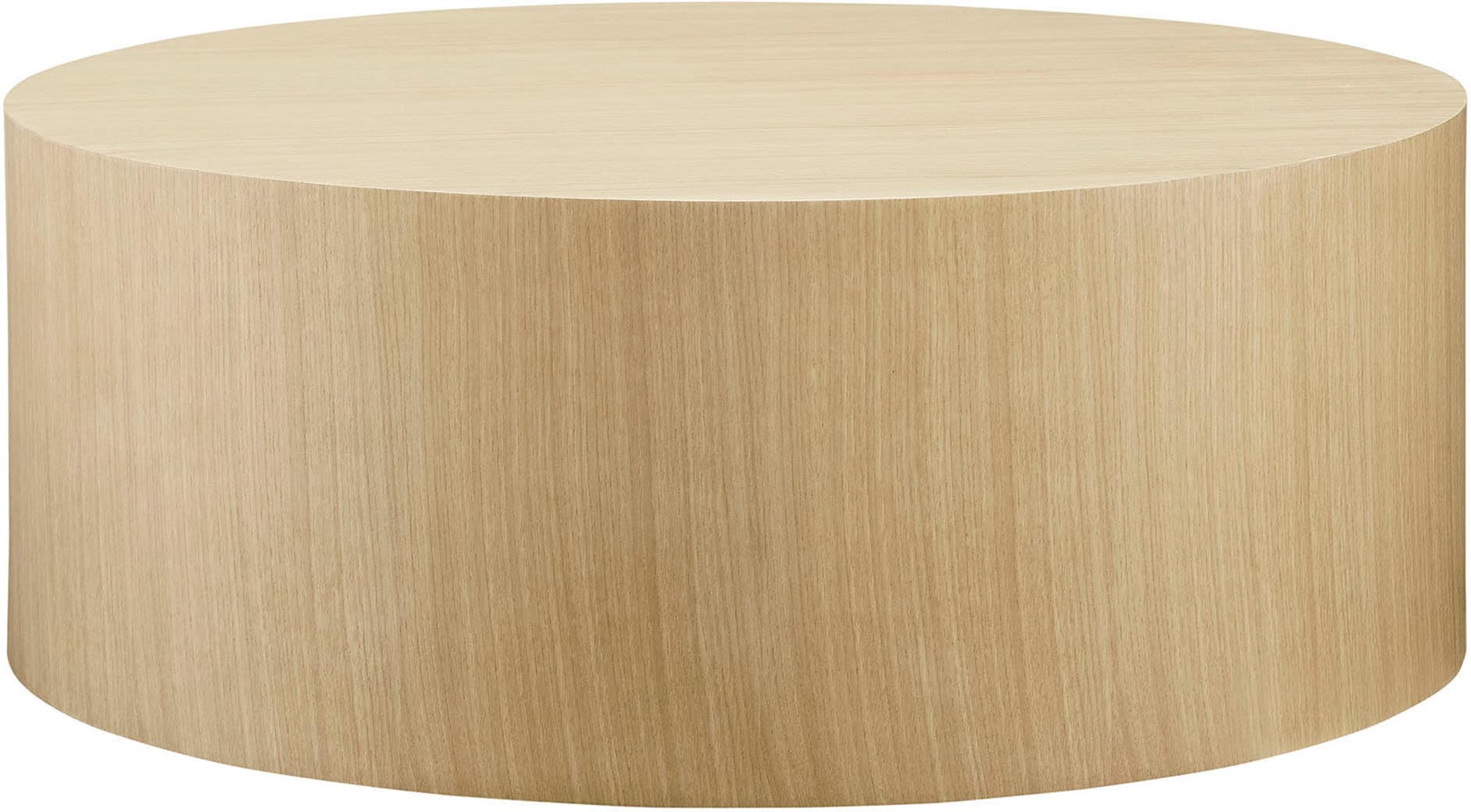 Image of SalesFever Couchtisch "Design-Couchtisch für stilvolles Wohnen, Ø 80 cm" 1 Stk. tlg. Stilvoller & moderner Holztisch mit Echtholzfurnier
