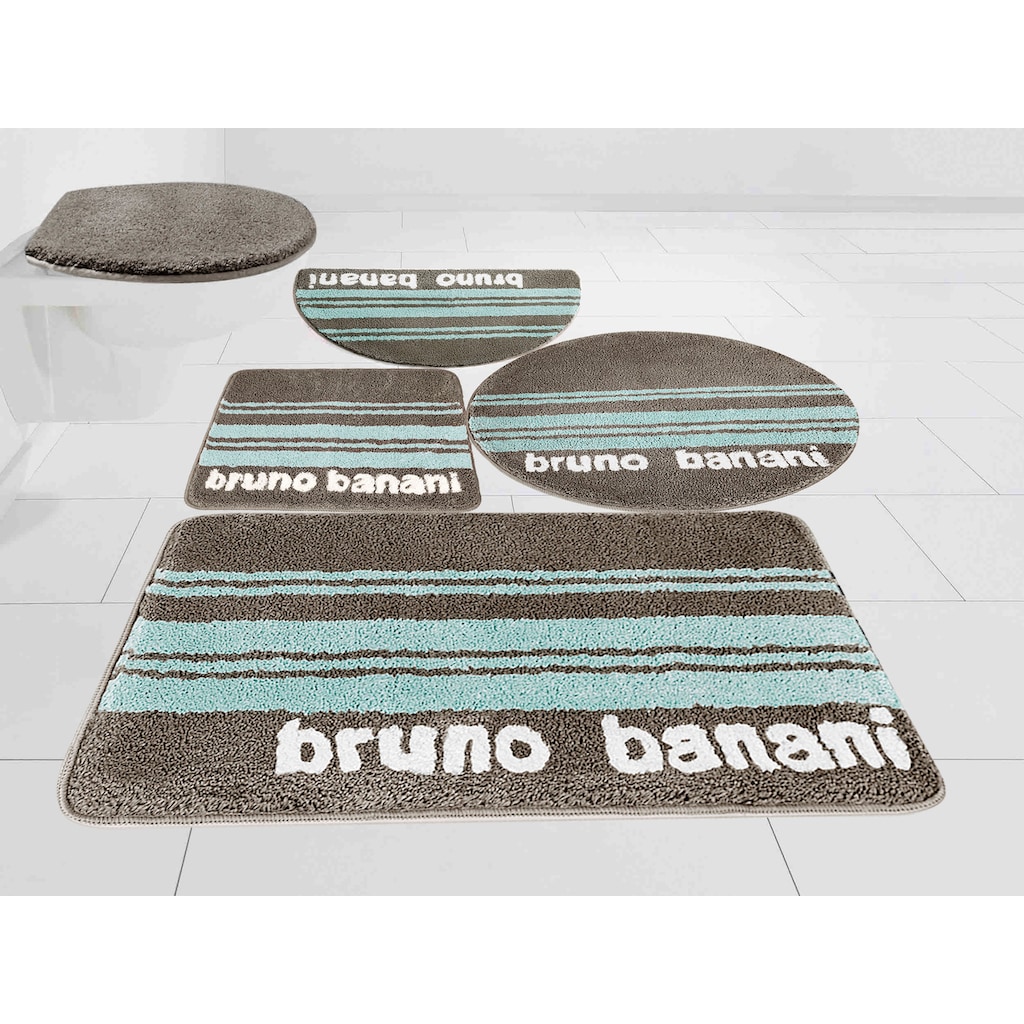 Bruno Banani Badematte »Daniel«, Höhe 20 mm, rutschhemmend beschichtet, fussbodenheizungsgeeignet-strapazierfähig-schnell trocknend