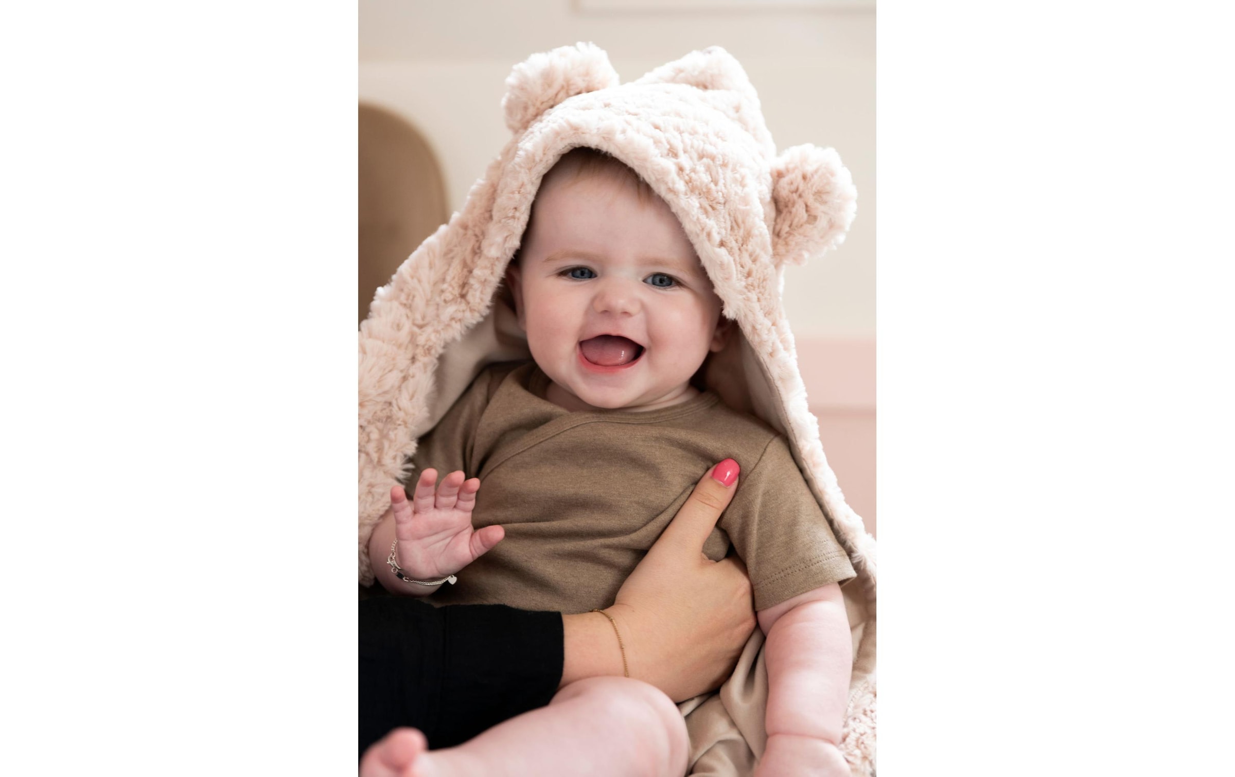   Couverture pour bébé »baby's only mit Ohren, Snow«