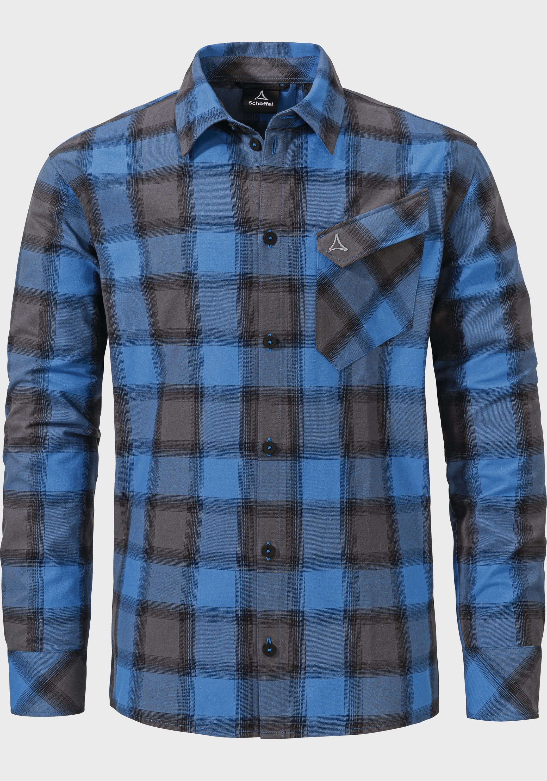 Schöffel 8655, Blau Outdoorhemd "Hiking Shirt Style Poplar Mns"