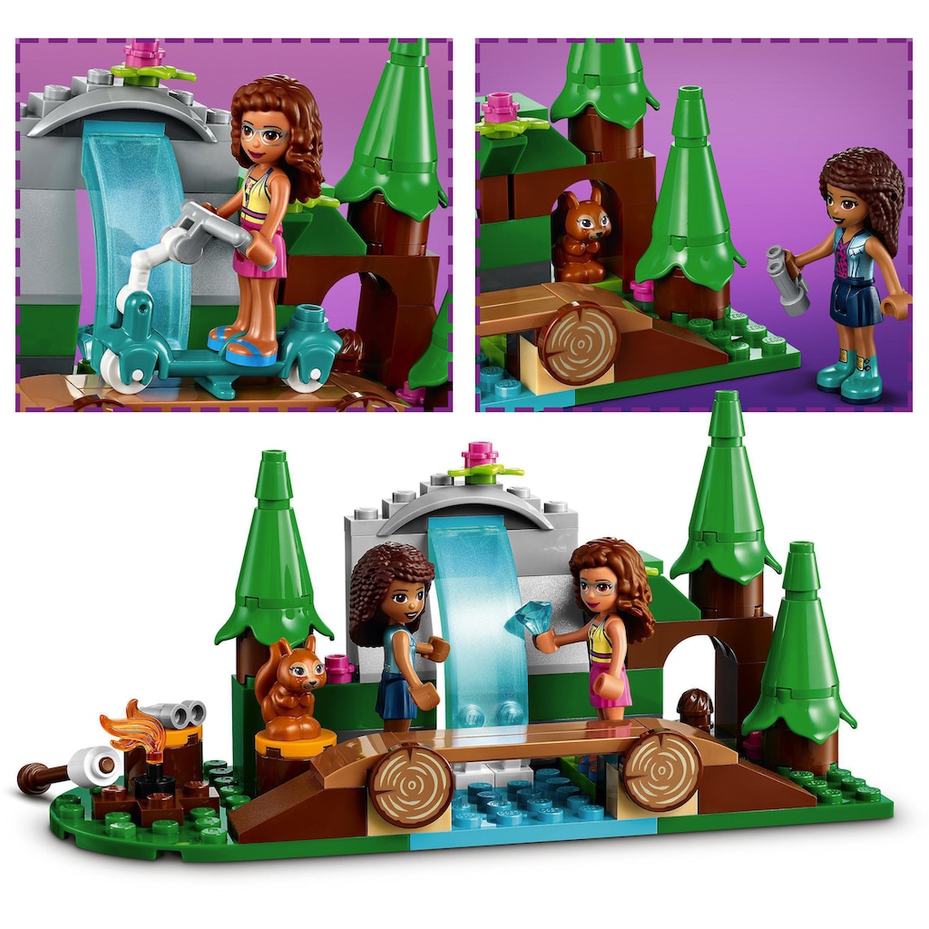 LEGO® Konstruktionsspielsteine »Wasserfall im Wald (41677), LEGO® Friends«, (93 St.)