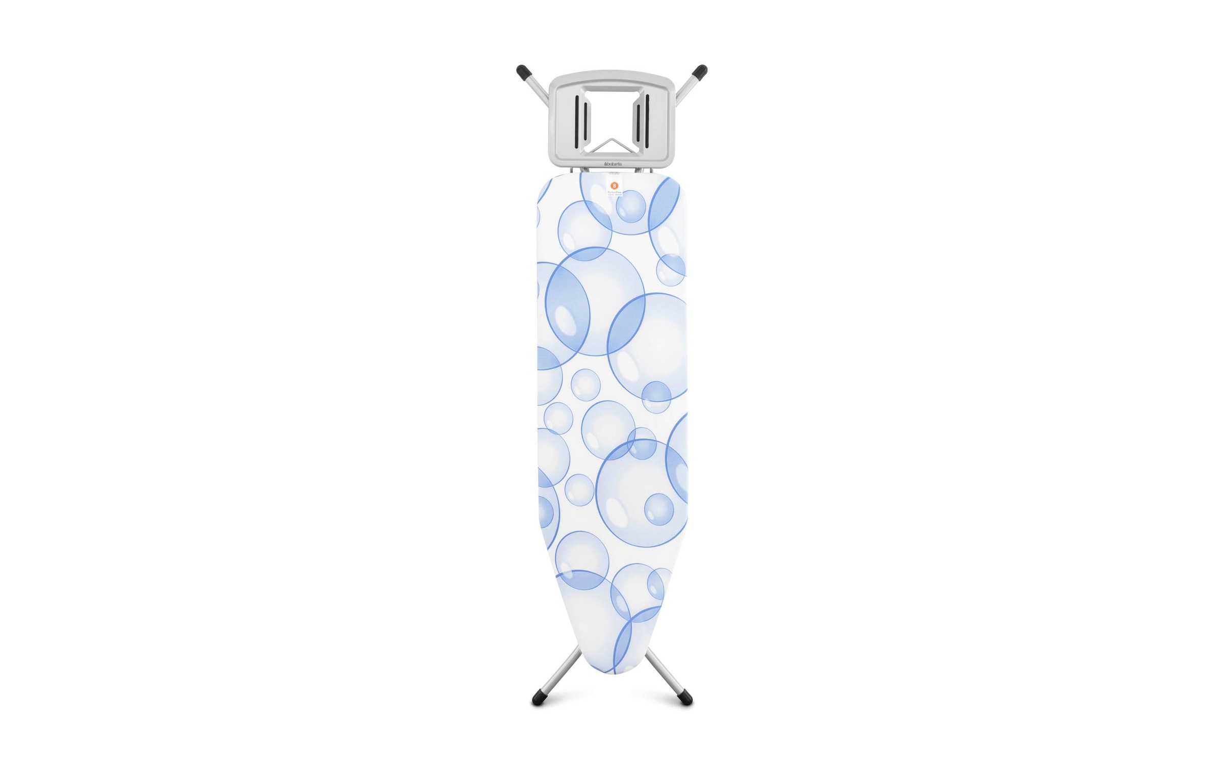 Brabantia Bügelbrett »Bubbles Dampfbügeleisenablage«, Bügelfläche 38 cmx124 cm