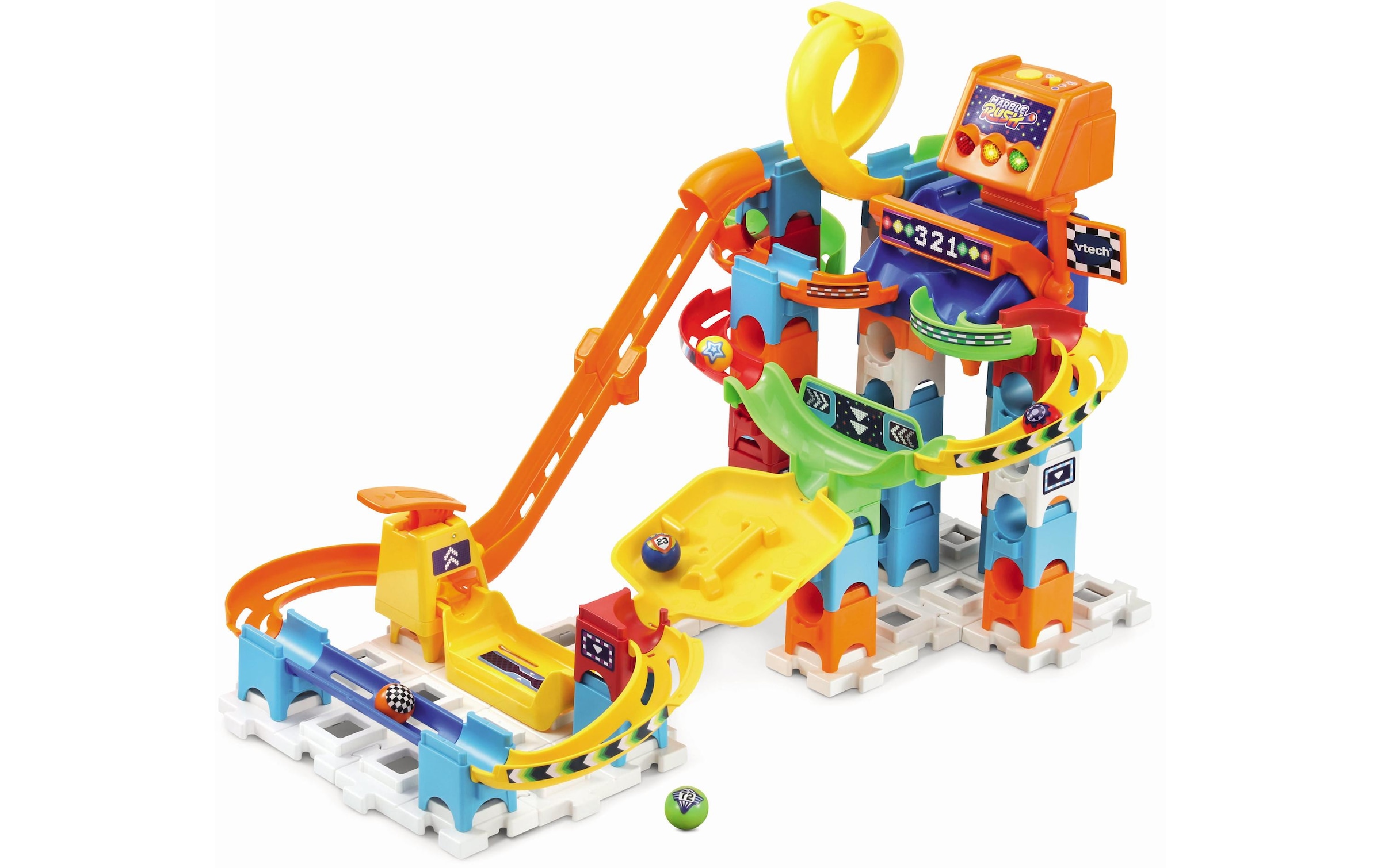 Vtech® Kugelbahn »Electronic M200E«, (69 tlg.)