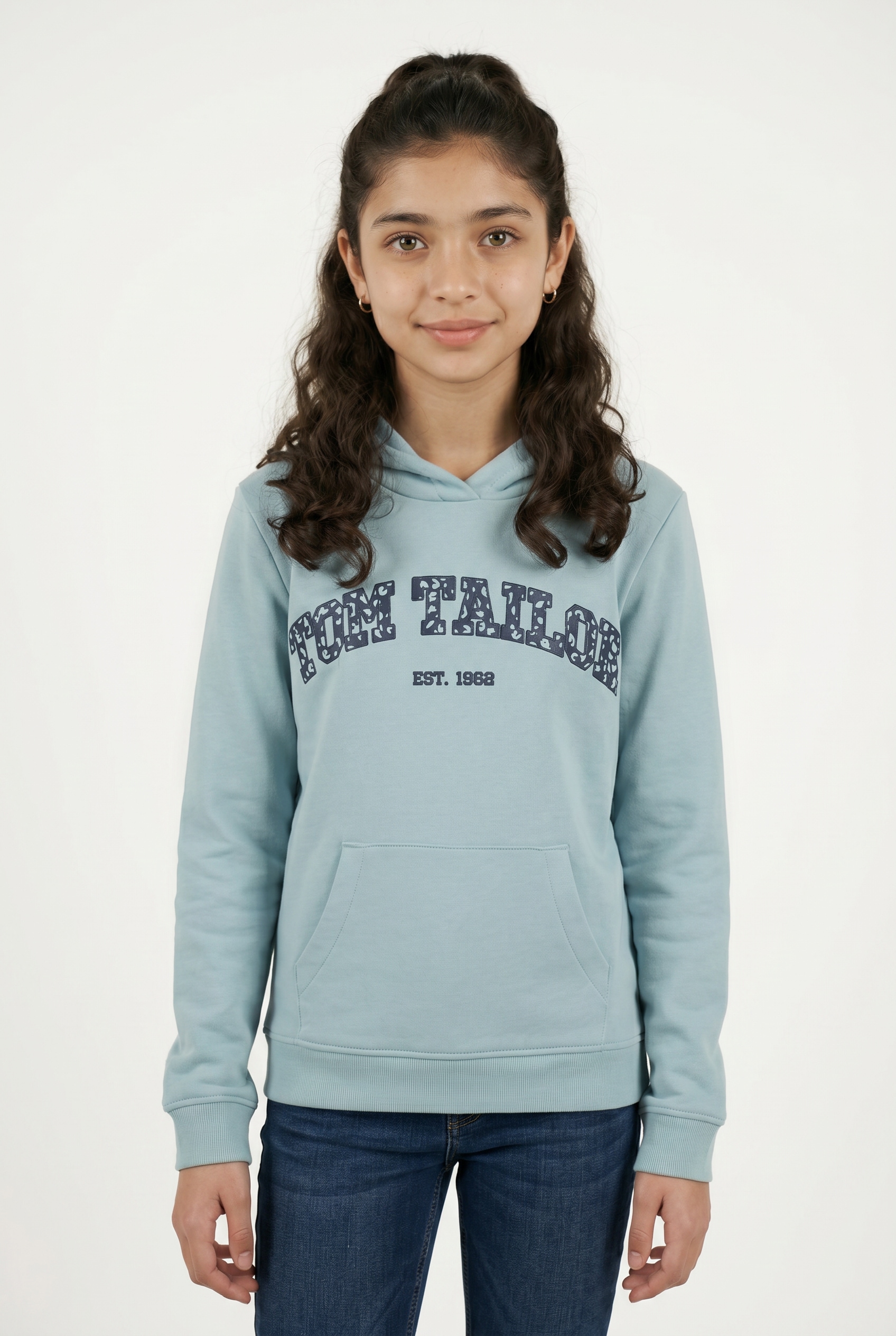 Image of TOM TAILOR Sweatshirt, mit Logoprint auf der Brust