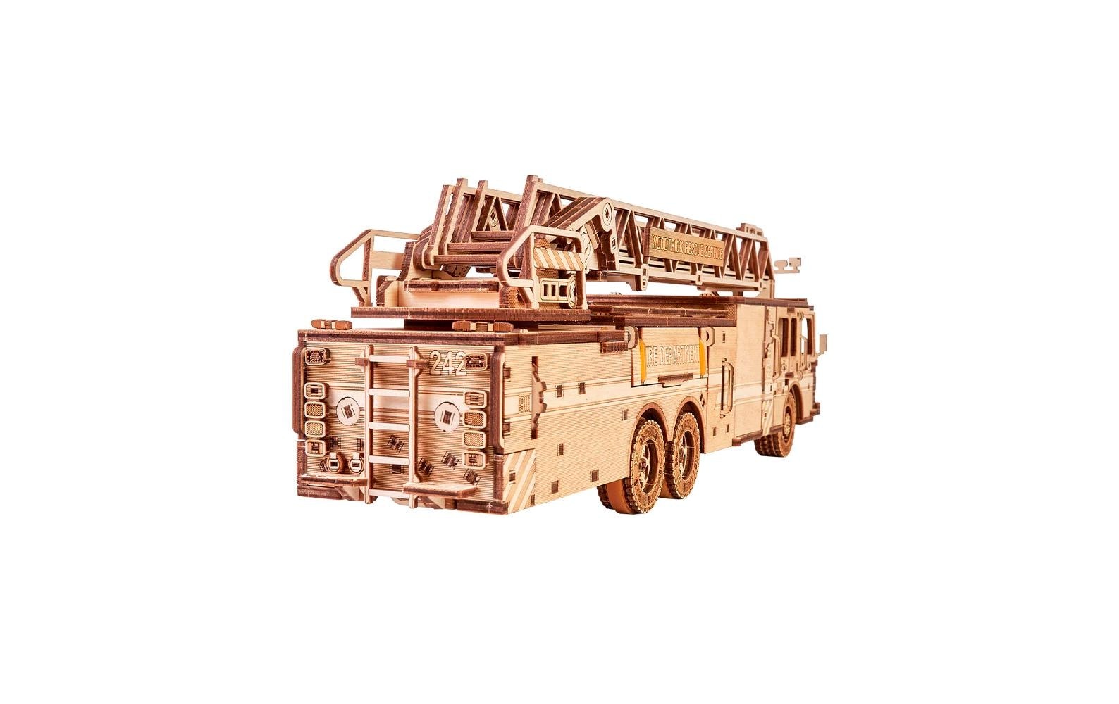   Spielbausteine »WoodTrick Feuerwehrauto«