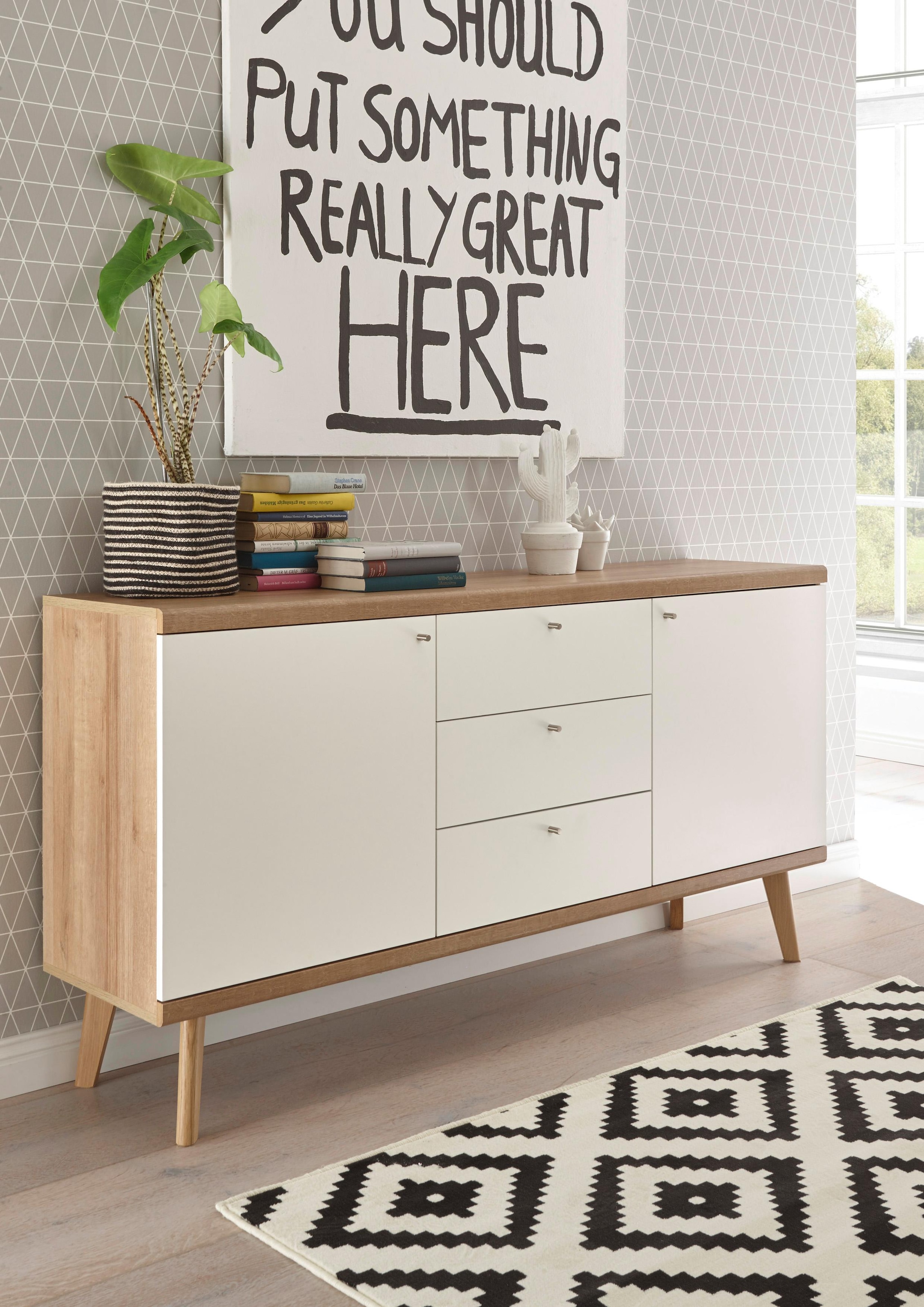 Image of Home affaire Sideboard "Merle" im skandinavischen Design, Breite 160 cm