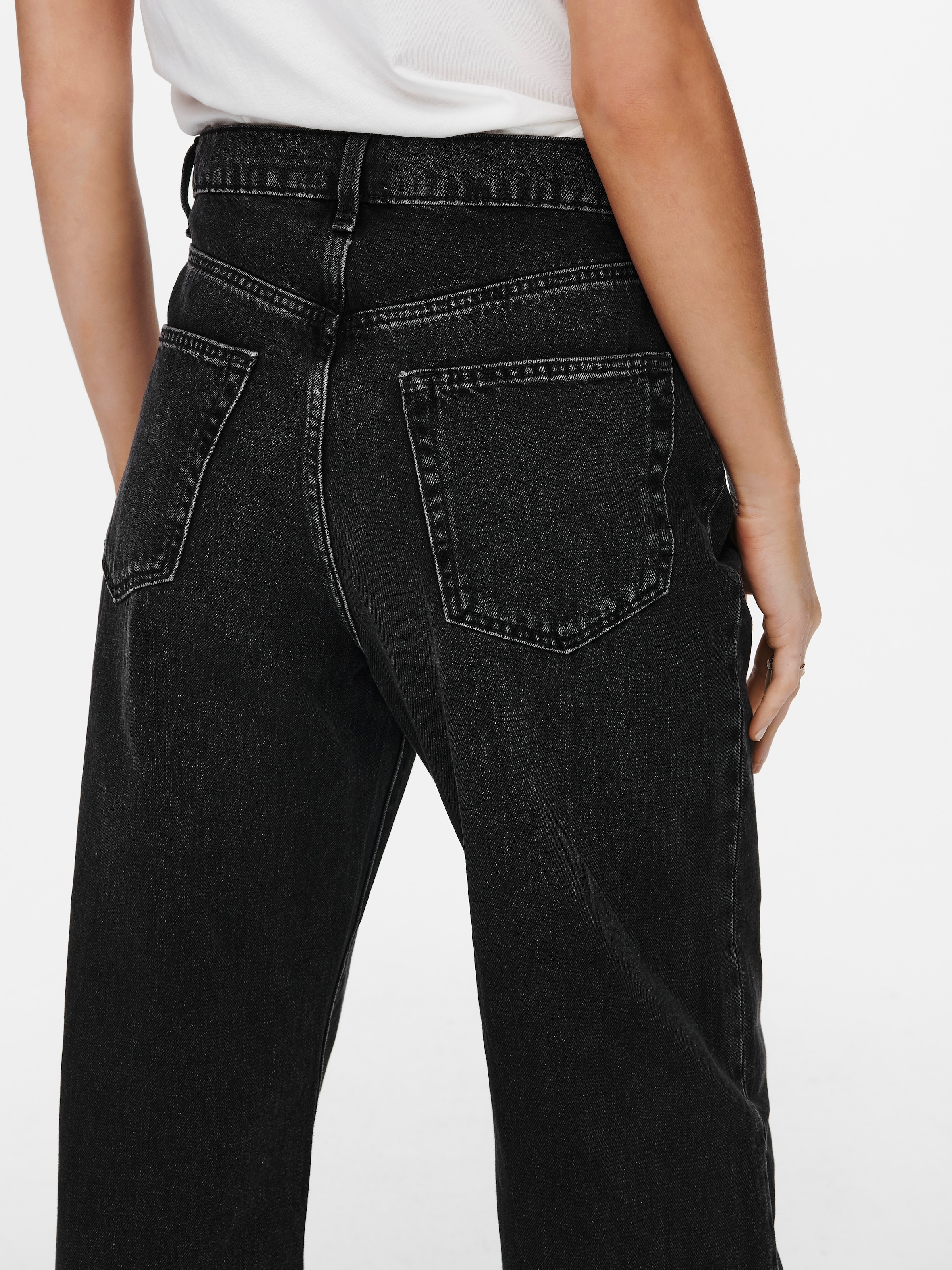 ONLY Jeans taille haute »ONLHOPE HW WIDE DNM REA129 NOOS« Baumwolle