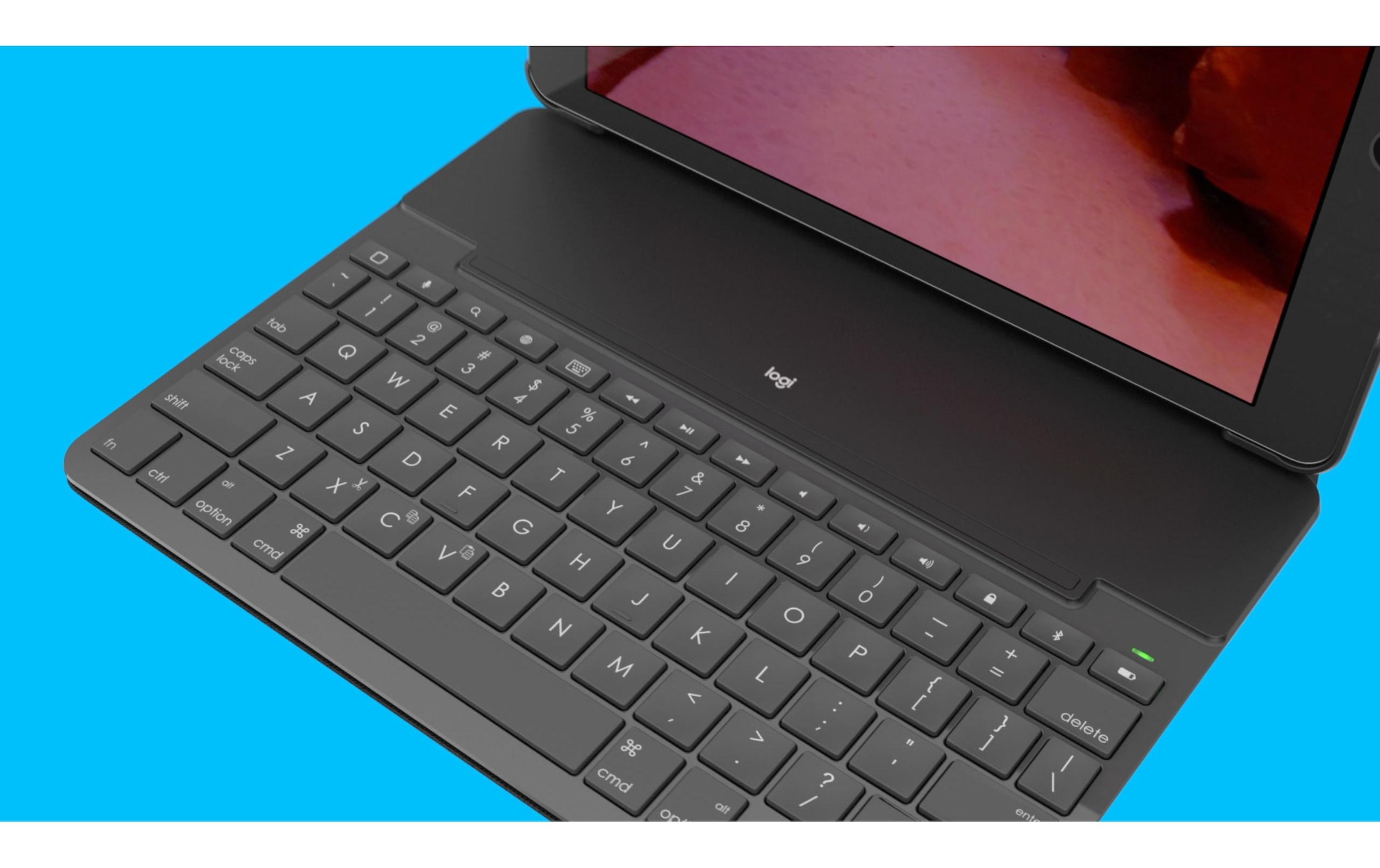 Logitech Tablet-Tastatur »Cover Slim Folio iPad 5th/6th Gen«